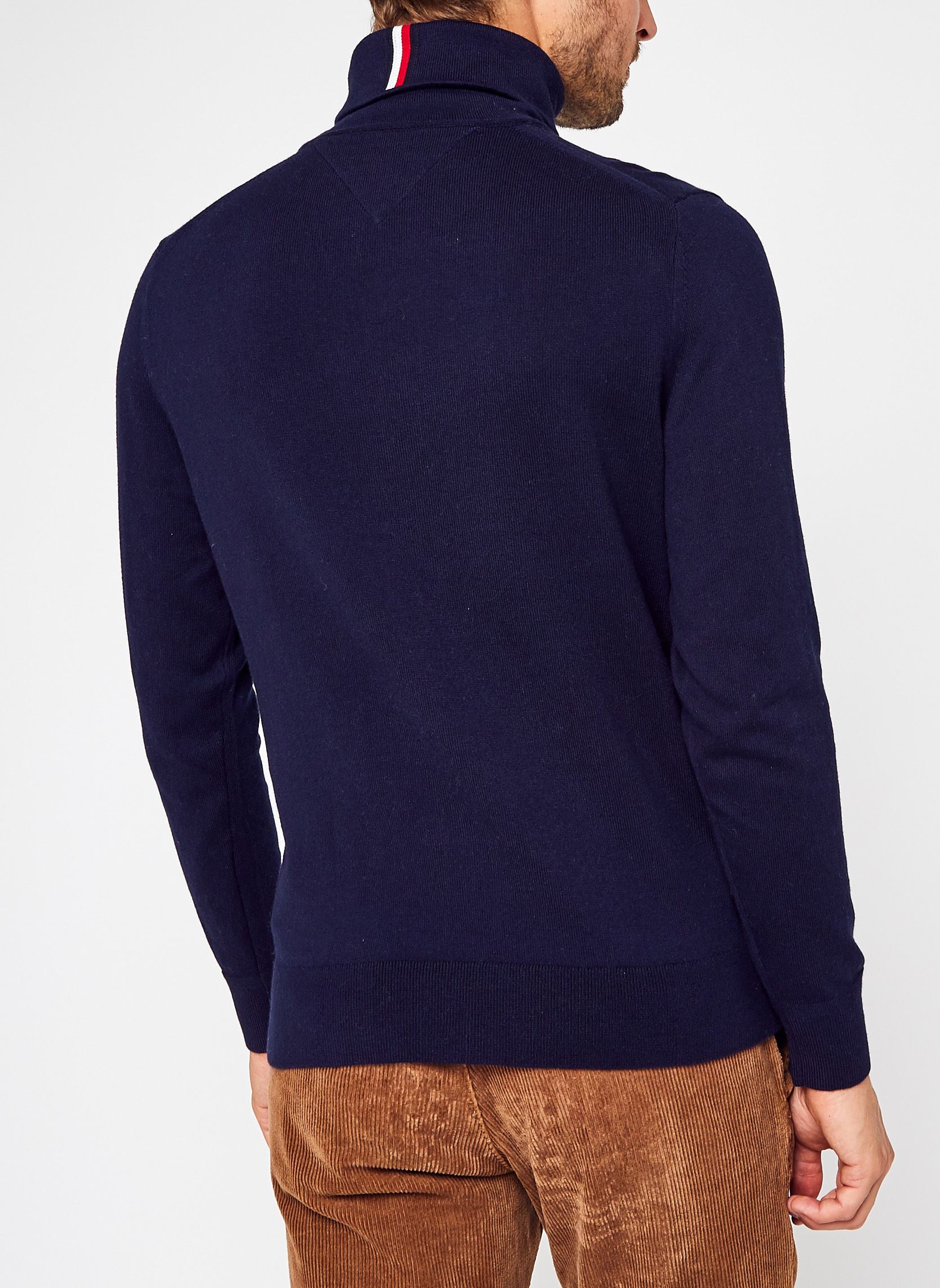 Pulls Pima Org Ctn Cashmere Roll Neck homme bleu Tommy Hilfiger Pulls Pima Org Ctn Cashmere Roll Neck homme bleu NAVY BLUE