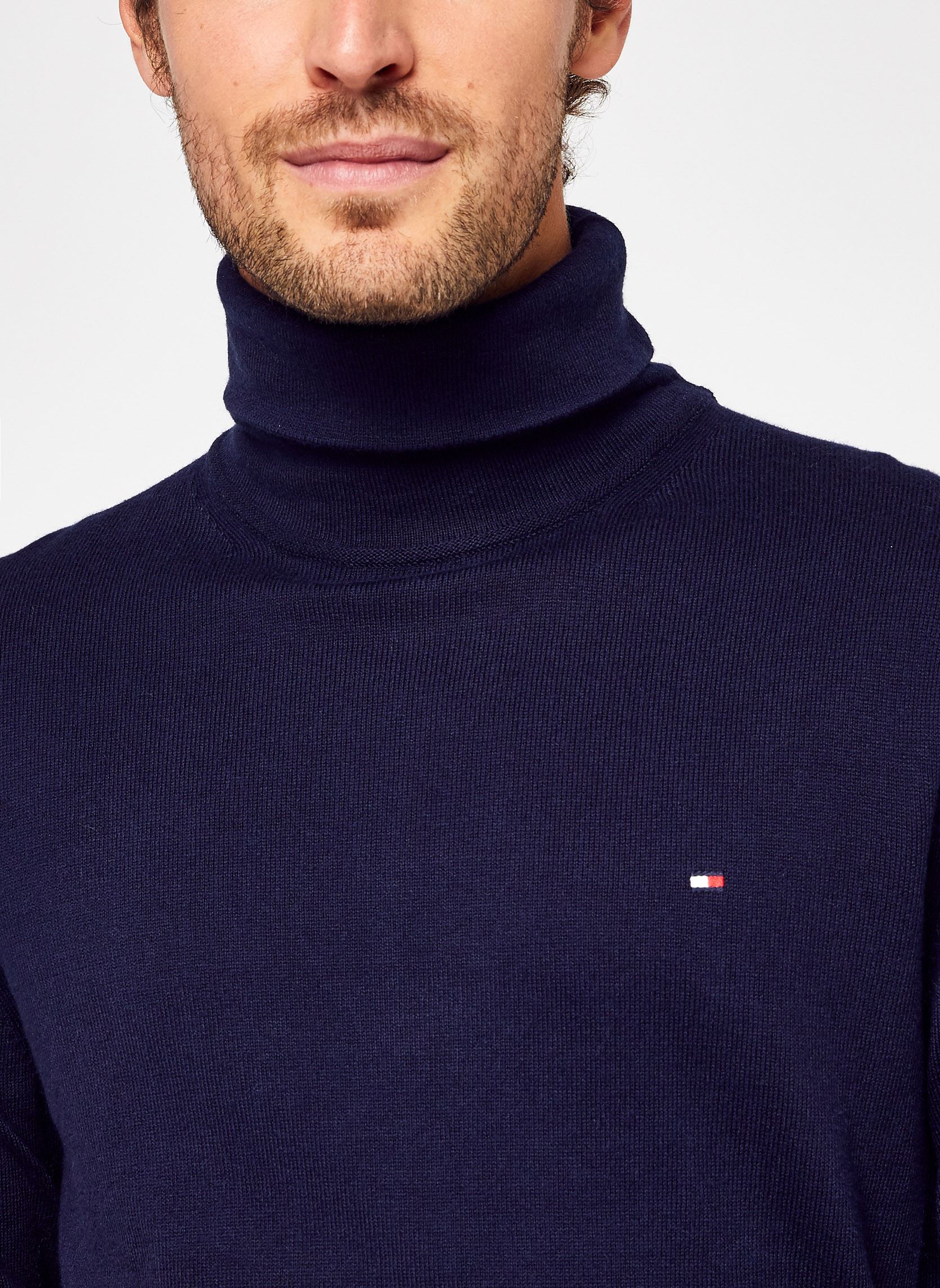 Pulls Pima Org Ctn Cashmere Roll Neck homme bleu Tommy Hilfiger Pulls Pima Org Ctn Cashmere Roll Neck homme bleu NAVY BLUE