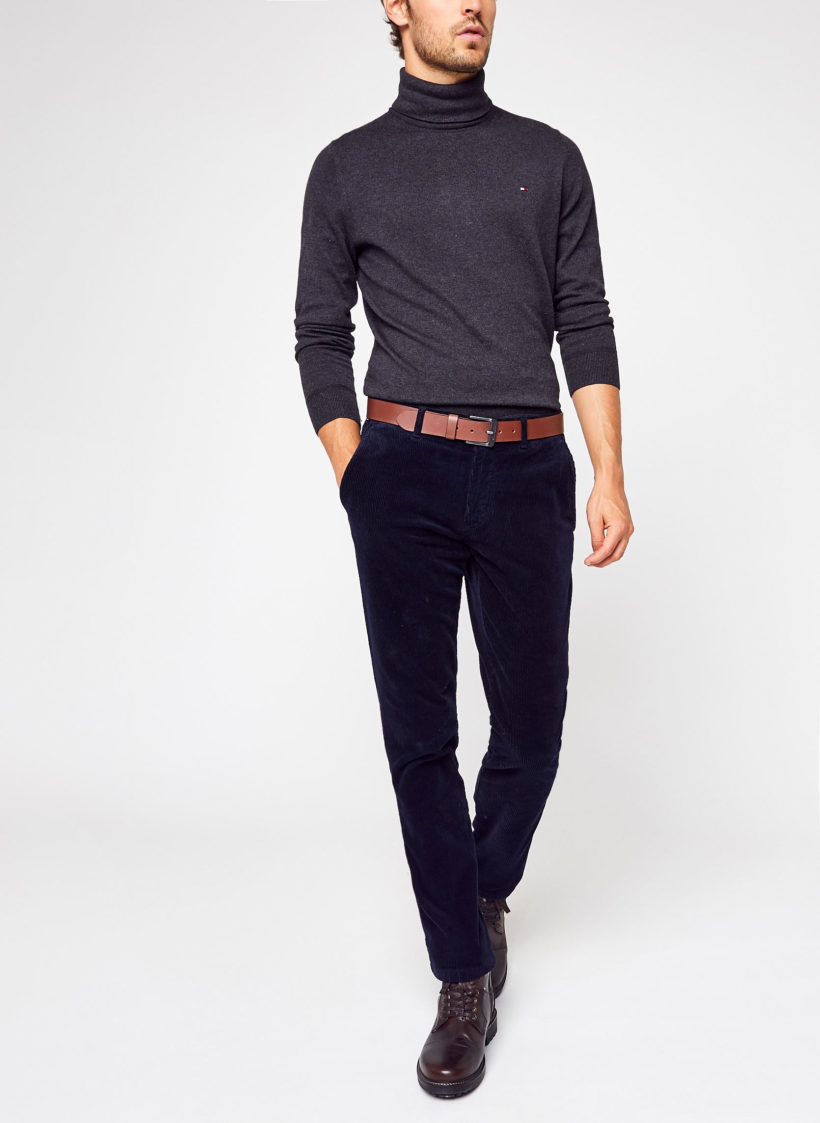 Pullover Pima Org Ctn Cashmere Roll Neck herren grau Tommy Hilfiger Pullover Pima Org Ctn Cashmere Roll Neck herren grau DARK GREY HEATHER
