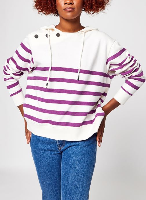 pull rayé gris bleu violet taille M pull rayé gris bleu violet taille M