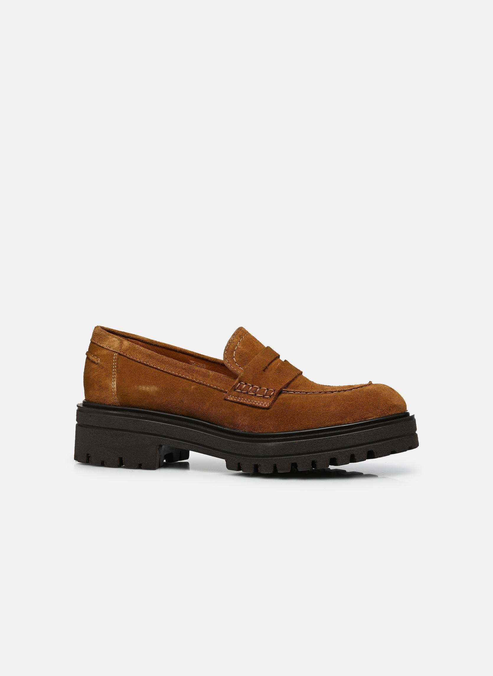 Mocassins ALFI dames bruin Jonak Mocassins ALFI dames bruin CROUTE COGNAC