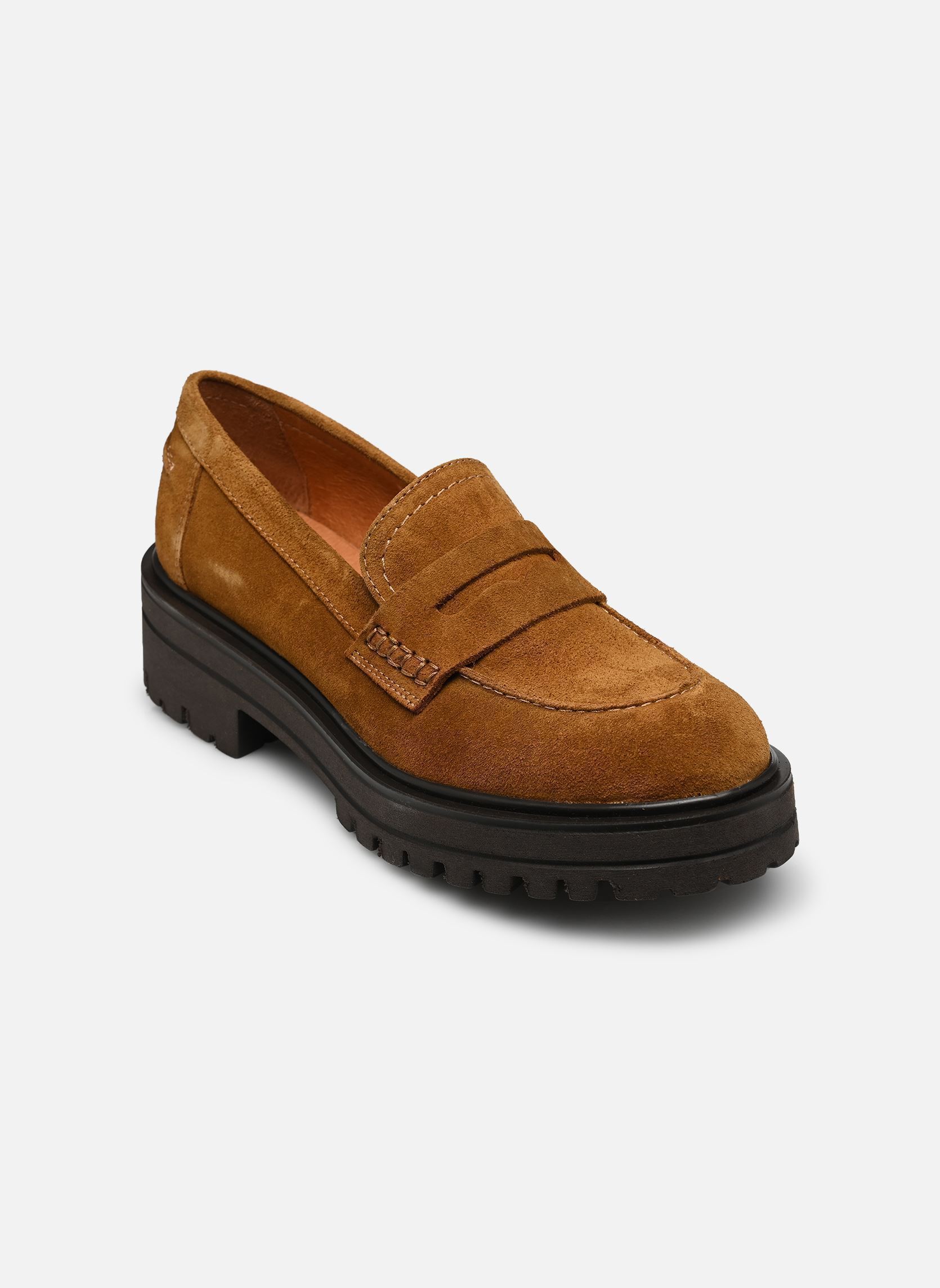 Mocassins ALFI dames bruin Jonak Mocassins ALFI dames bruin CROUTE COGNAC