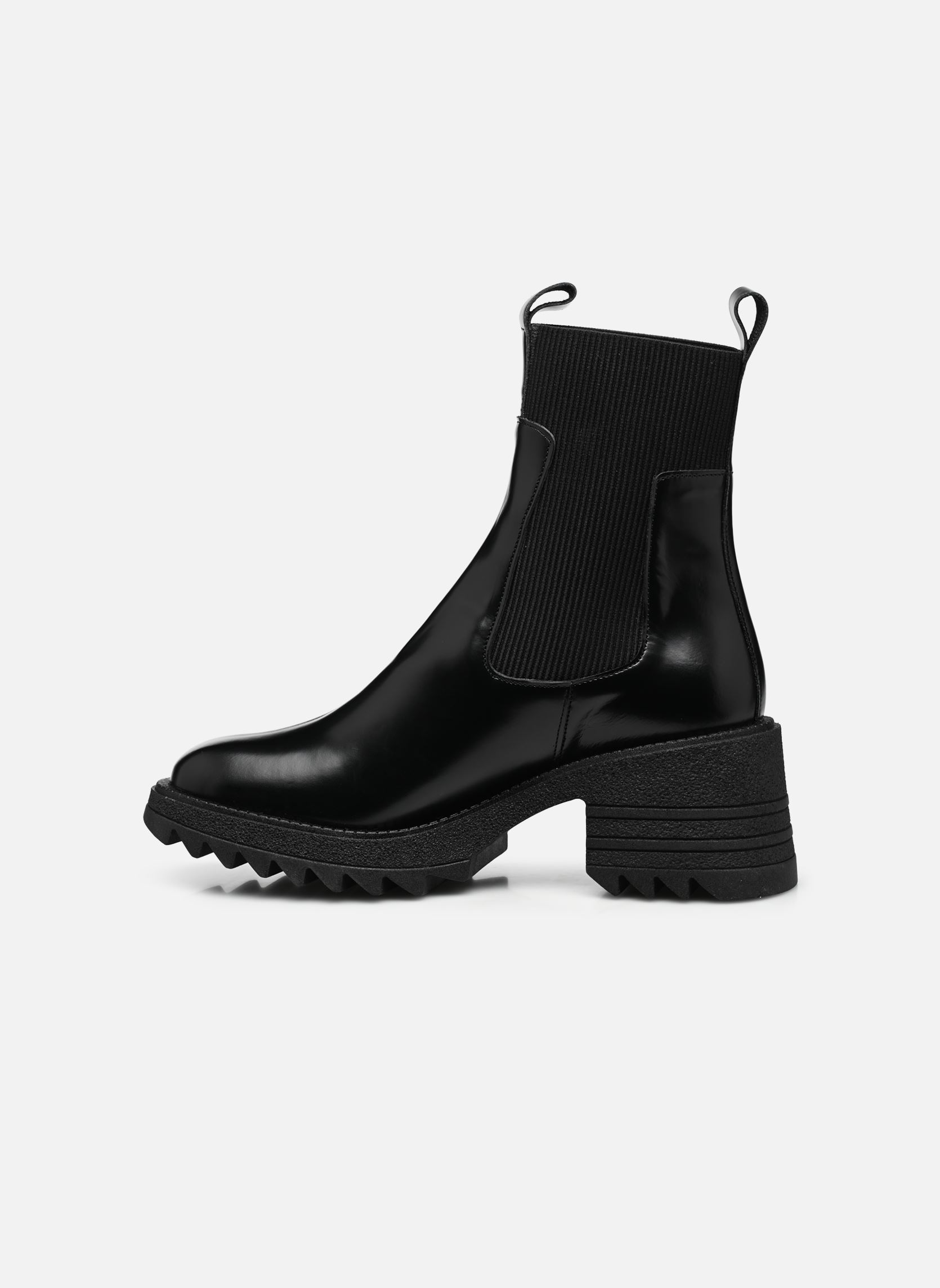 Bottines basses DOVE femme noir Jonak Bottines basses DOVE femme noir CUIR GLACE NOIR