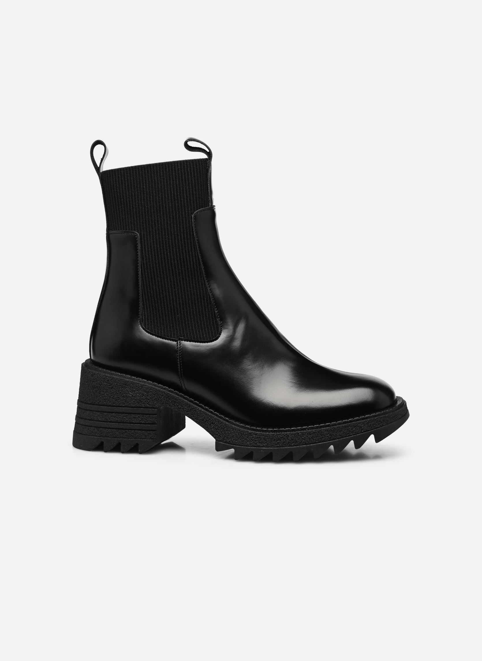 Bottines basses DOVE femme noir Jonak Bottines basses DOVE femme noir CUIR GLACE NOIR