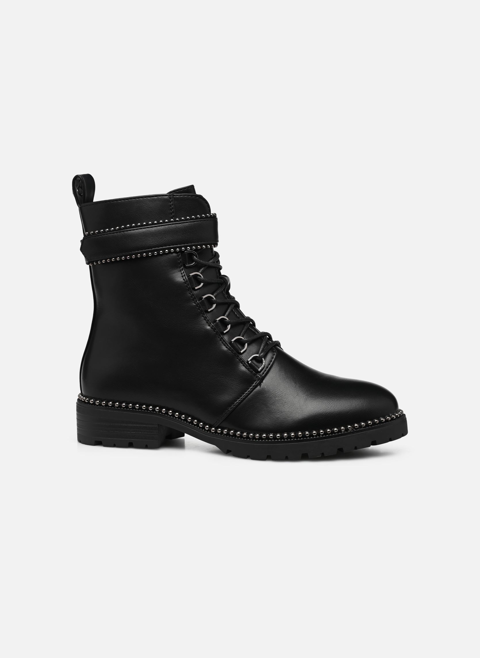 Bottines à lacets ELMA femme noir LPB -LES PETITES BOMBES Bottines à lacets ELMA femme noir NOIR PU