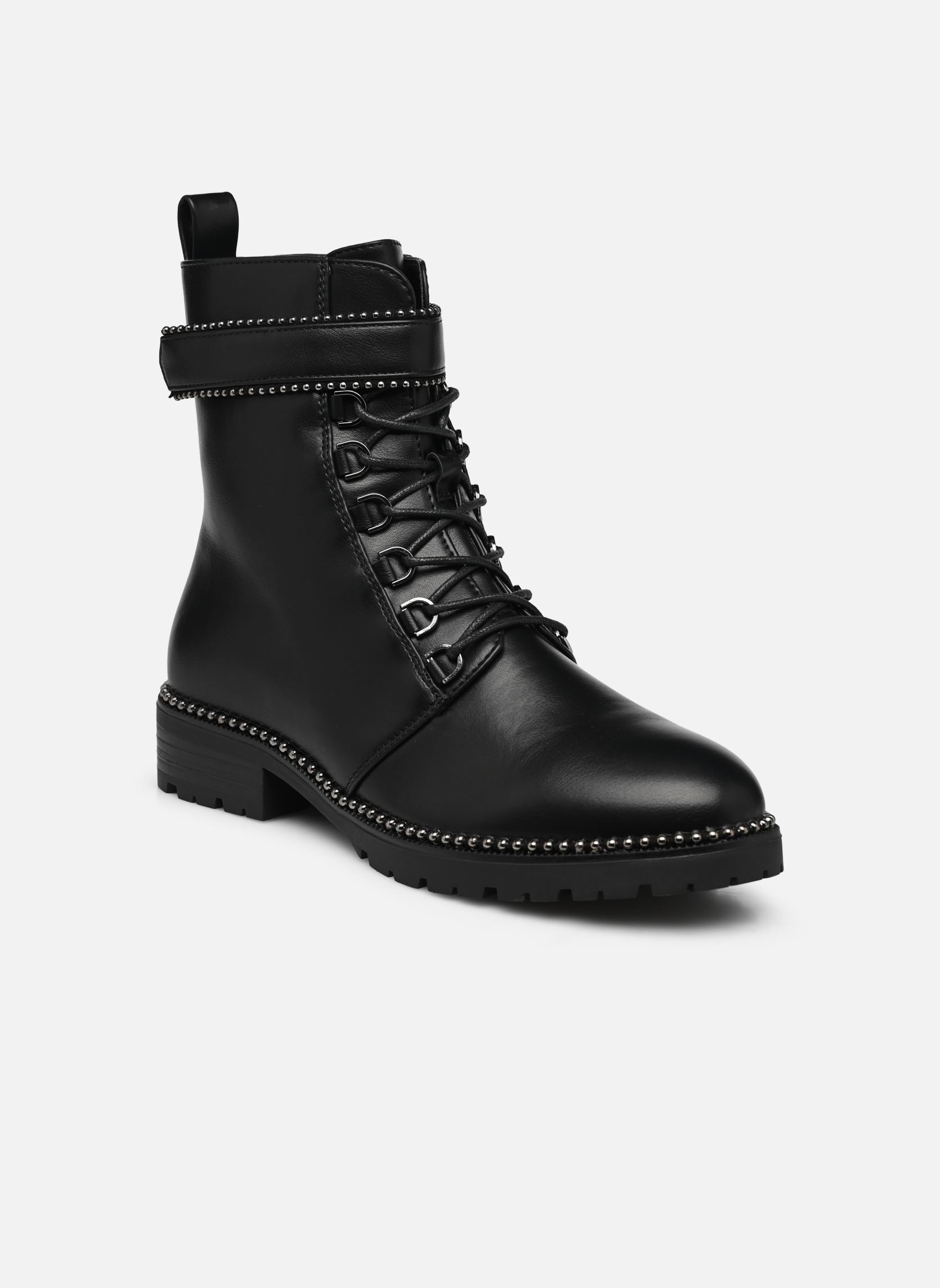 Bottines à lacets ELMA femme noir LPB -LES PETITES BOMBES Bottines à lacets ELMA femme noir NOIR PU