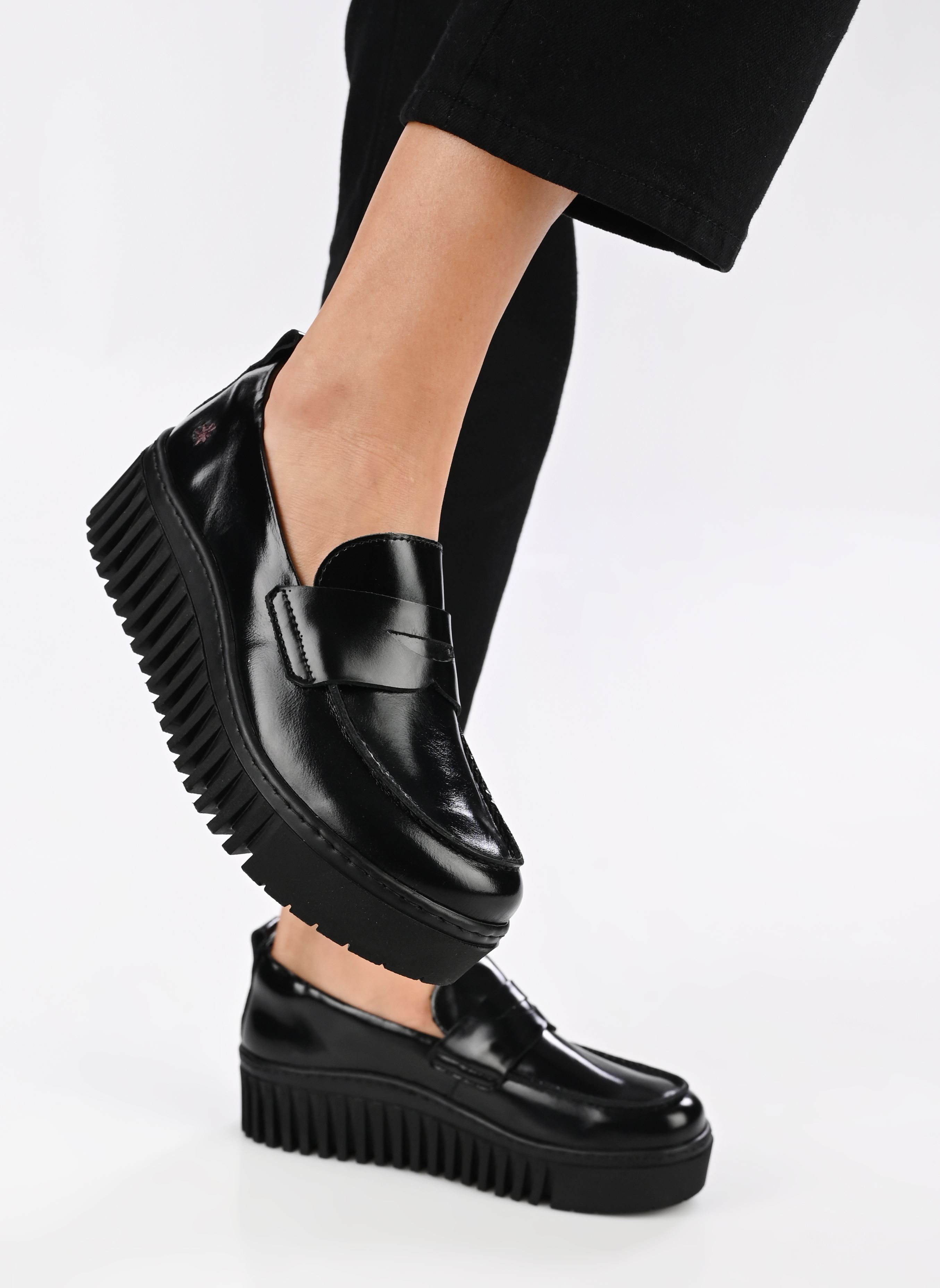 Mocassins BRIGHTON 1530 femme noir Art Mocassins BRIGHTON 1530 femme noir BLACK 3