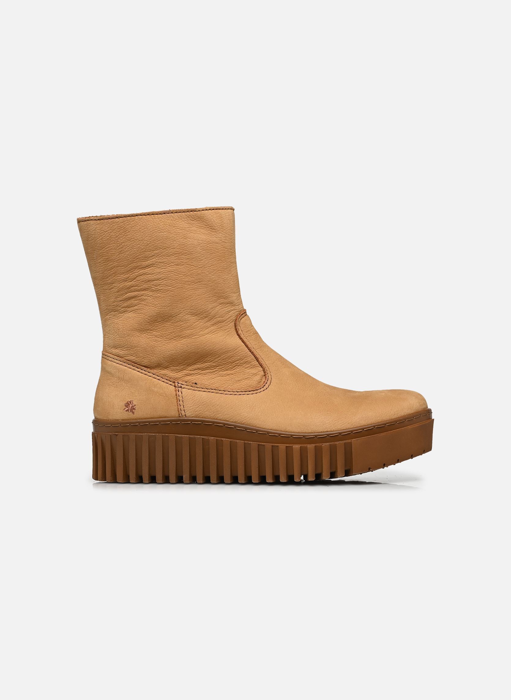 Niedrige Ankle Boots BRIGHTON 1531 damen braun Art Niedrige Ankle Boots BRIGHTON 1531 damen braun KARAMEL