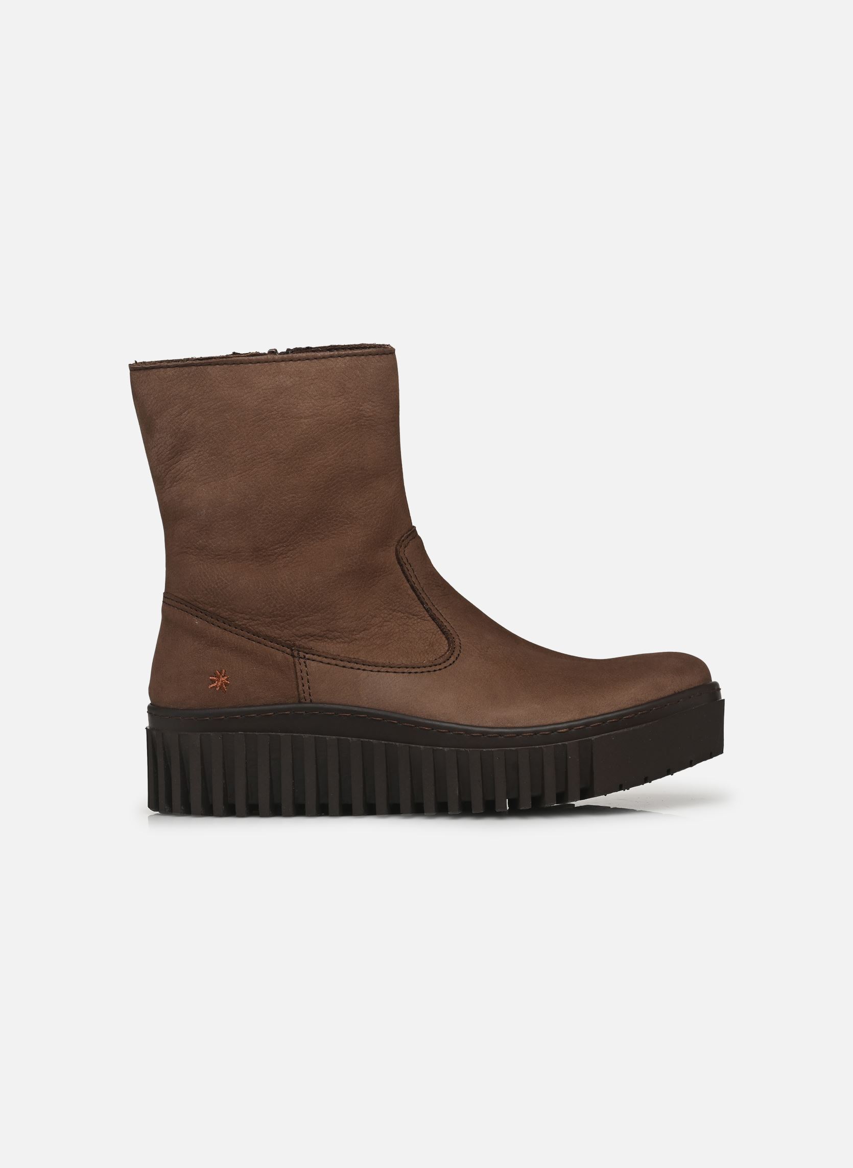 Niedrige Ankle Boots BRIGHTON 1531 damen braun Art Niedrige Ankle Boots BRIGHTON 1531 damen braun NOBUCK BROWN