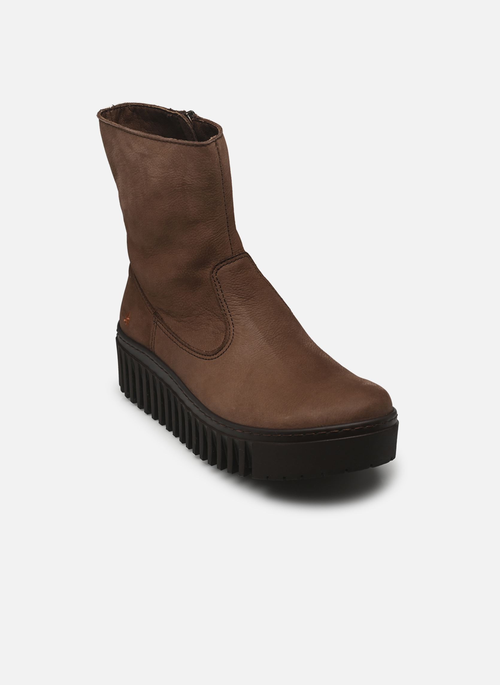 Niedrige Ankle Boots BRIGHTON 1531 damen braun Art Niedrige Ankle Boots BRIGHTON 1531 damen braun NOBUCK BROWN