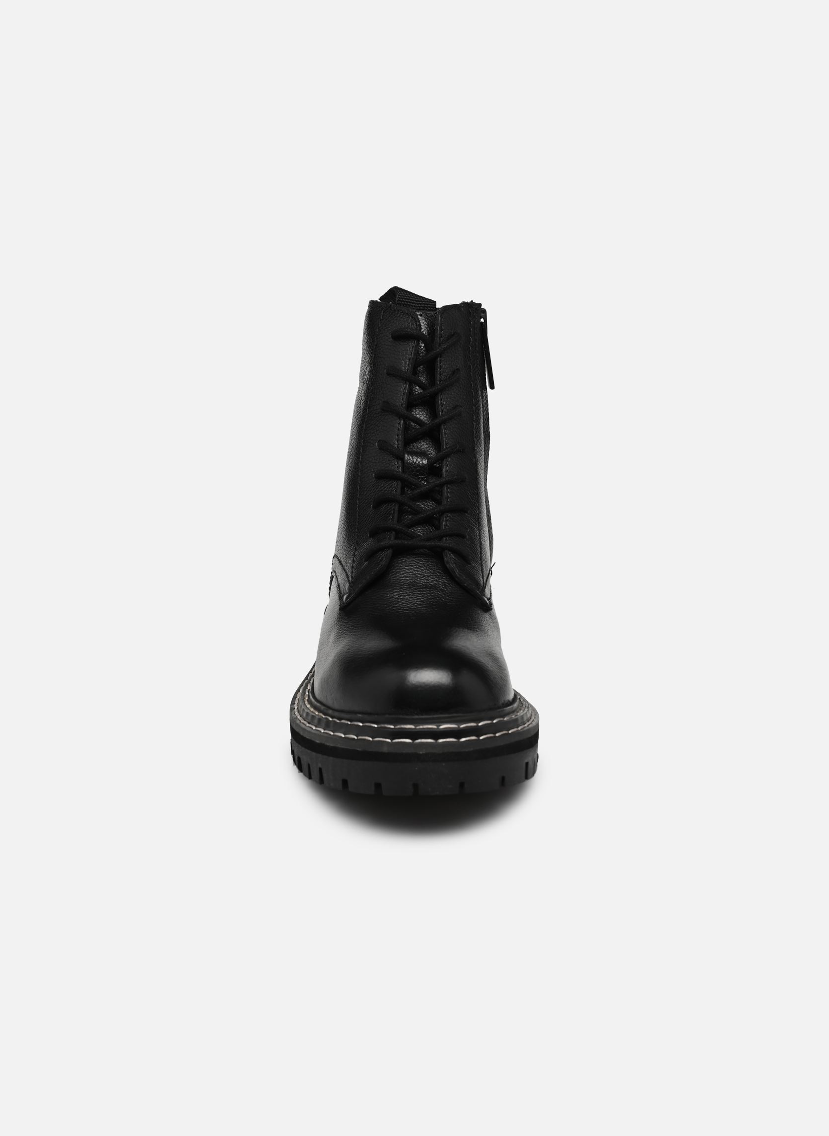 Bottines à lacets REINE femme noir Les Tropéziennes par M Belarbi Bottines à lacets REINE femme noir NOIR