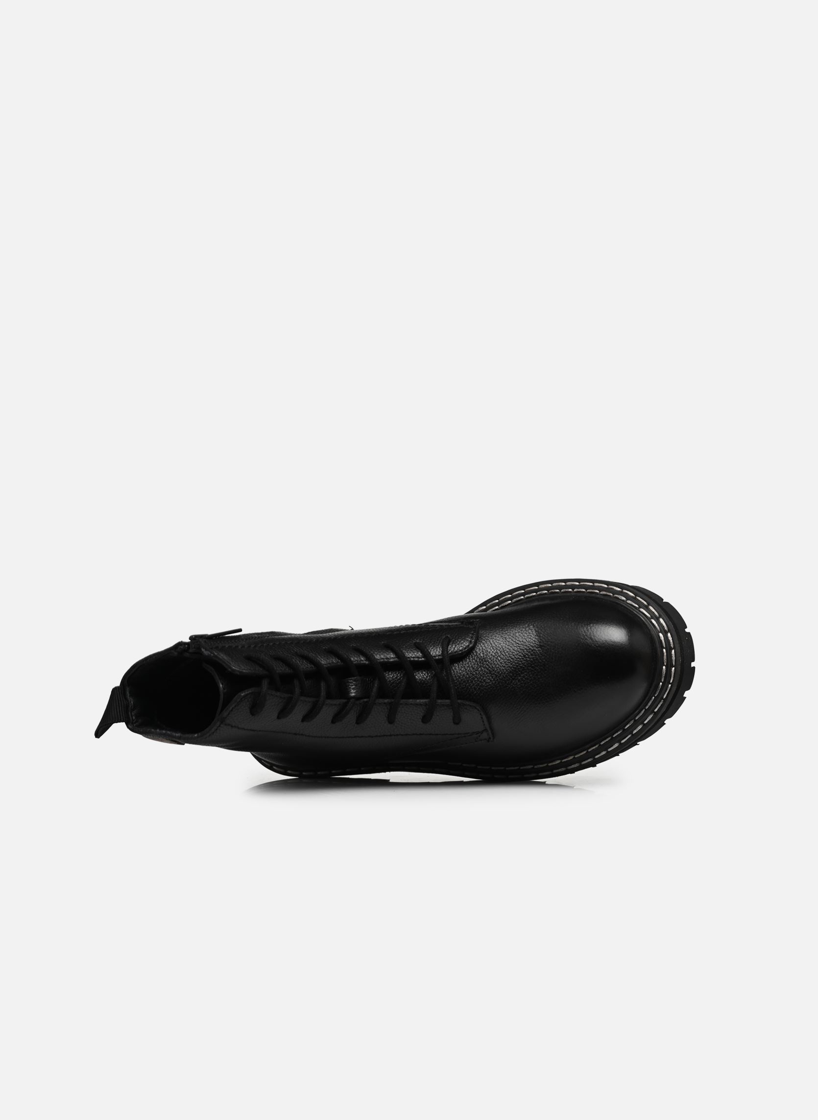 Bottines à lacets REINE femme noir Les Tropéziennes par M Belarbi Bottines à lacets REINE femme noir NOIR