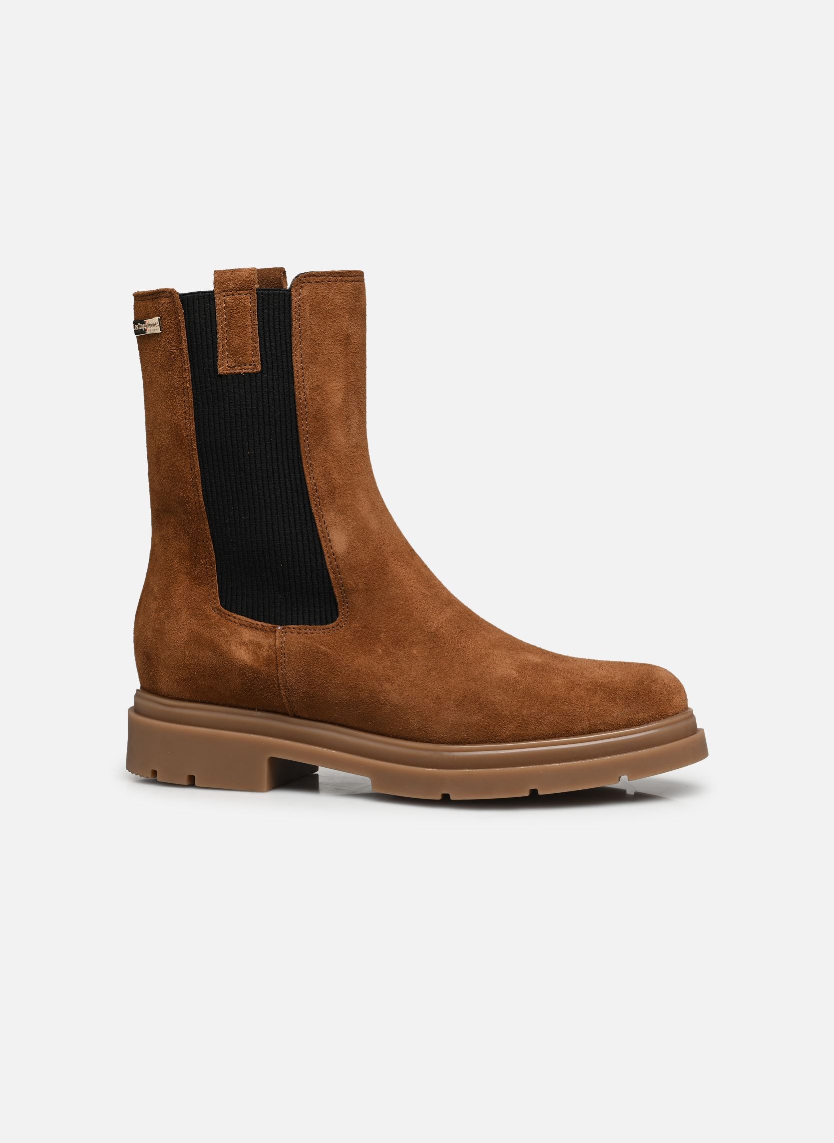 Bottines basses SLAM femme marron Les Tropéziennes par M Belarbi Bottines basses SLAM femme marron CAMEL SUEDE