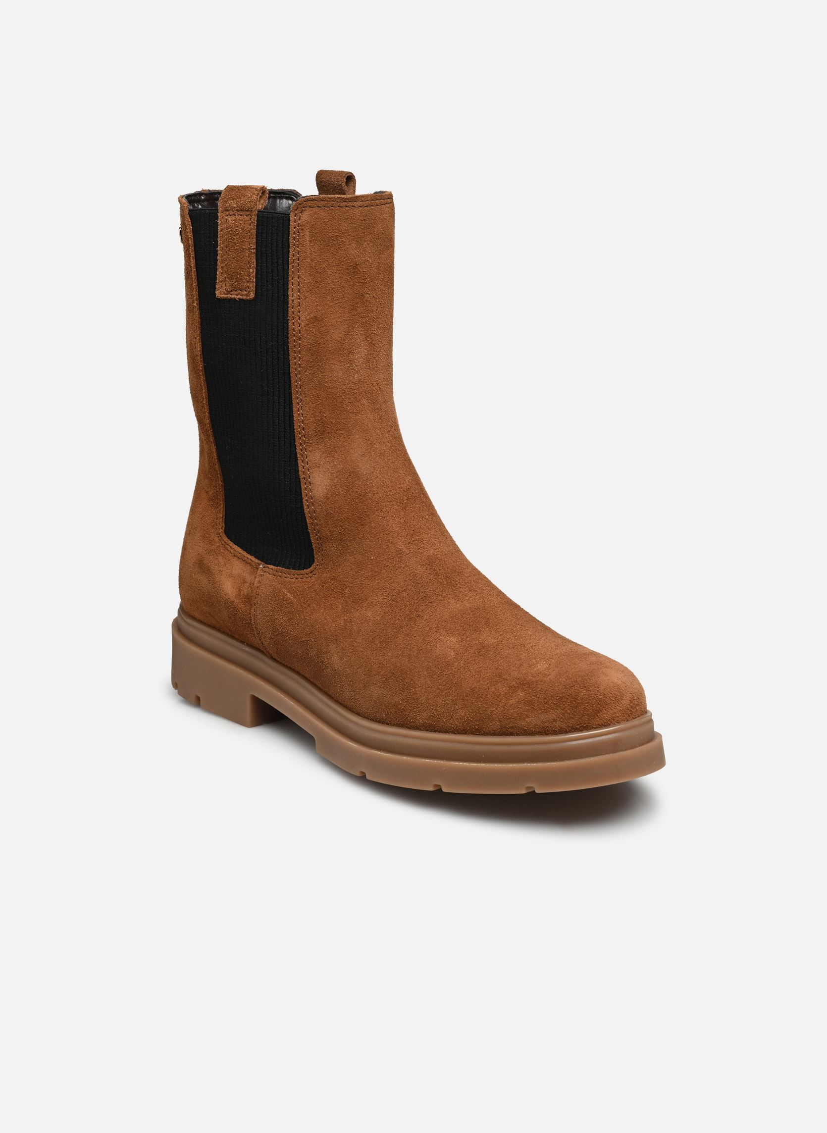 Bottines basses SLAM femme marron Les Tropéziennes par M Belarbi Bottines basses SLAM femme marron CAMEL SUEDE