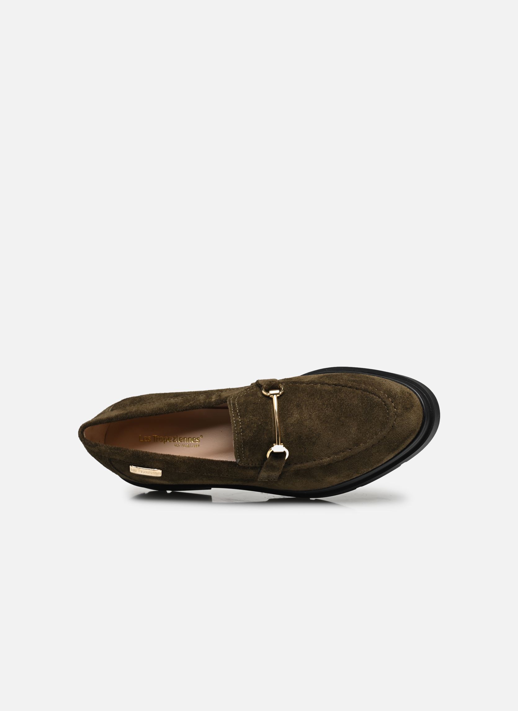 Mocassins SLOANA dames groen Les Tropéziennes par M Belarbi Mocassins SLOANA dames groen Kaki Suede