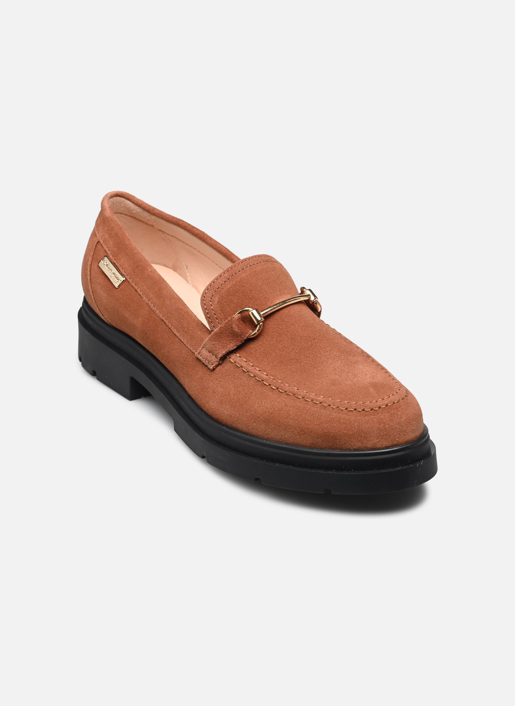 Mocassini SLOANA donna marrone Les Tropéziennes par M Belarbi Mocassini SLOANA donna marrone Cognac suede