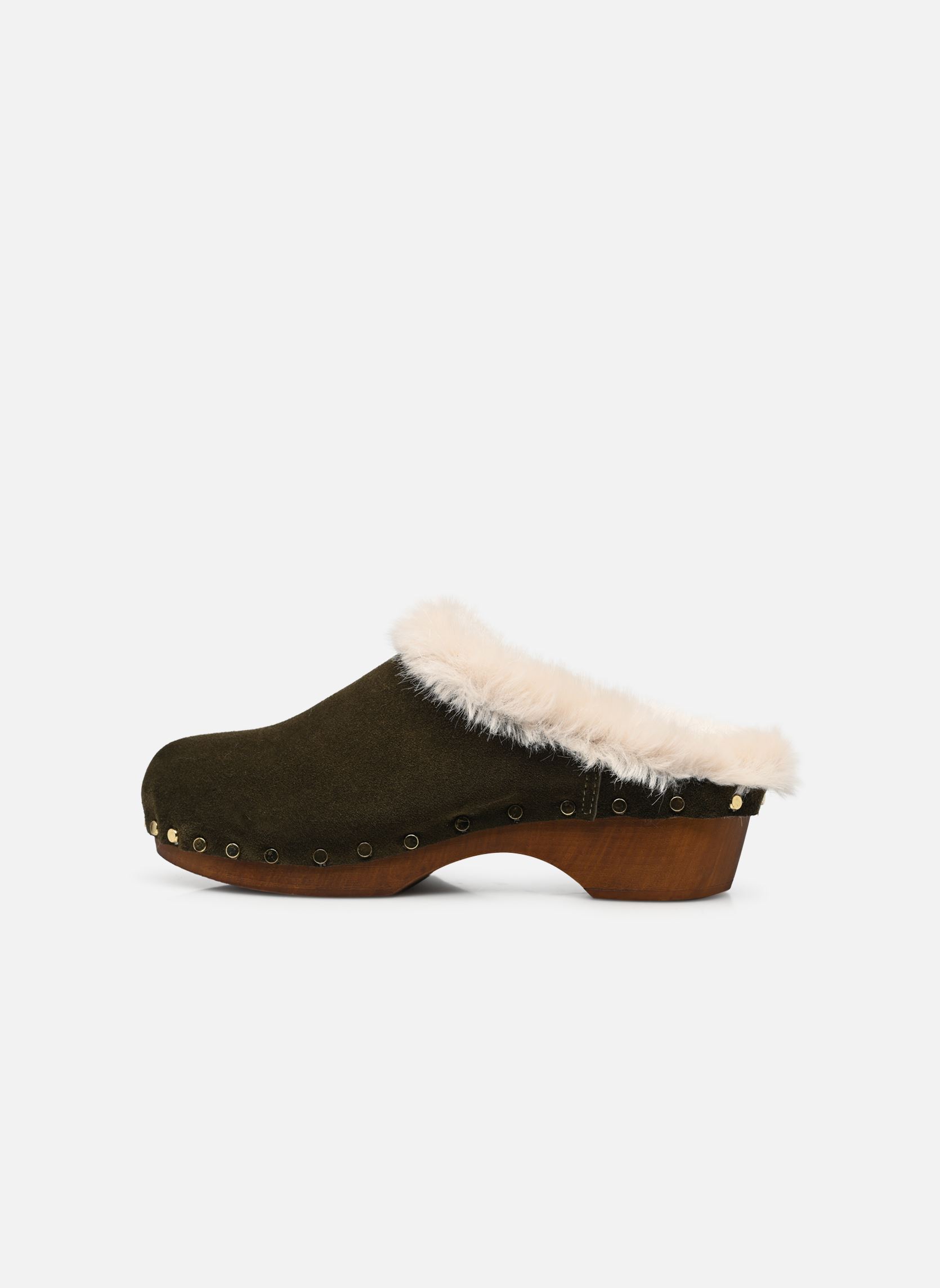 Mules TITOU femme vert Les Tropéziennes par M Belarbi Mules TITOU femme vert KAKI