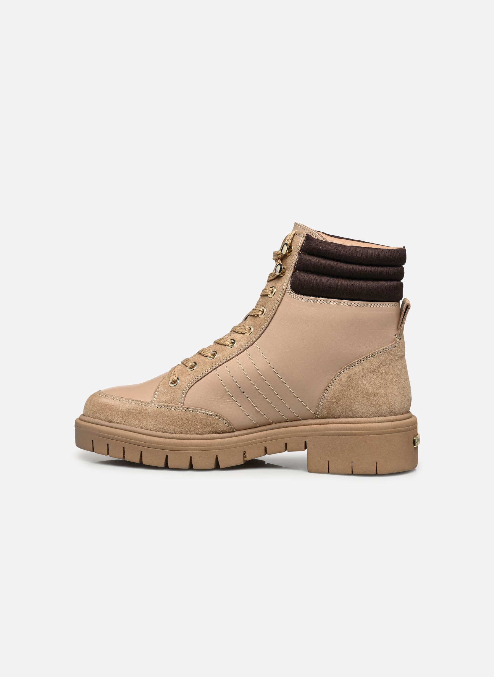 Bottines à lacets ZENDANA femme beige Les Tropéziennes par M Belarbi Bottines à lacets ZENDANA femme beige BEI/TAN