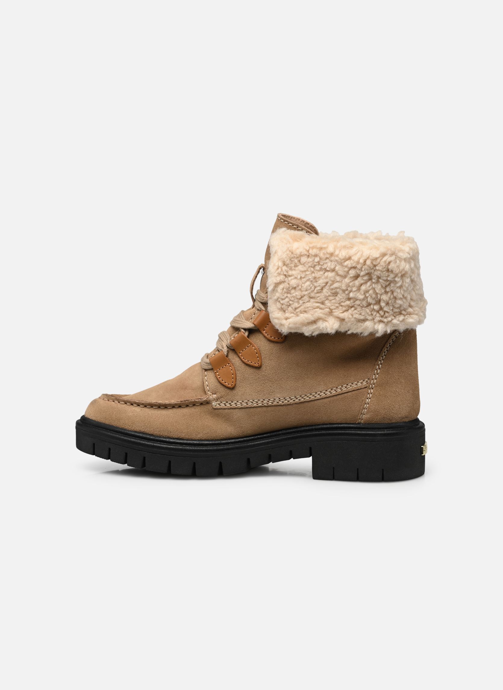 Bottines fourrées ZIVERNO femme beige Les Tropéziennes par M Belarbi Bottines fourrées ZIVERNO femme beige BEIGE