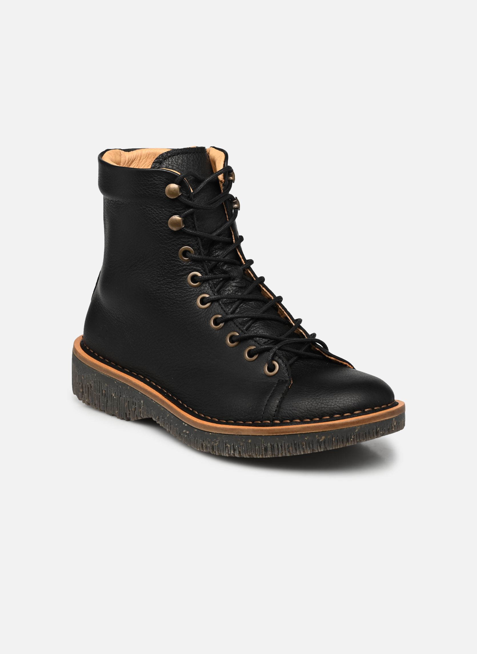 Bottines à lacets VOLCANO N5572 femme noir El Naturalista Bottines à lacets VOLCANO N5572 femme noir BLACK
