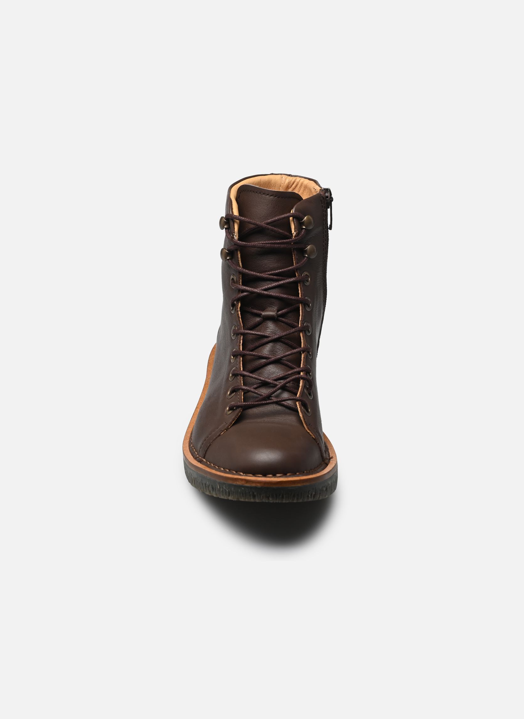 Geschnürte Stiefeletten VOLCANO N5572 damen braun El Naturalista Geschnürte Stiefeletten VOLCANO N5572 damen braun TESTA
