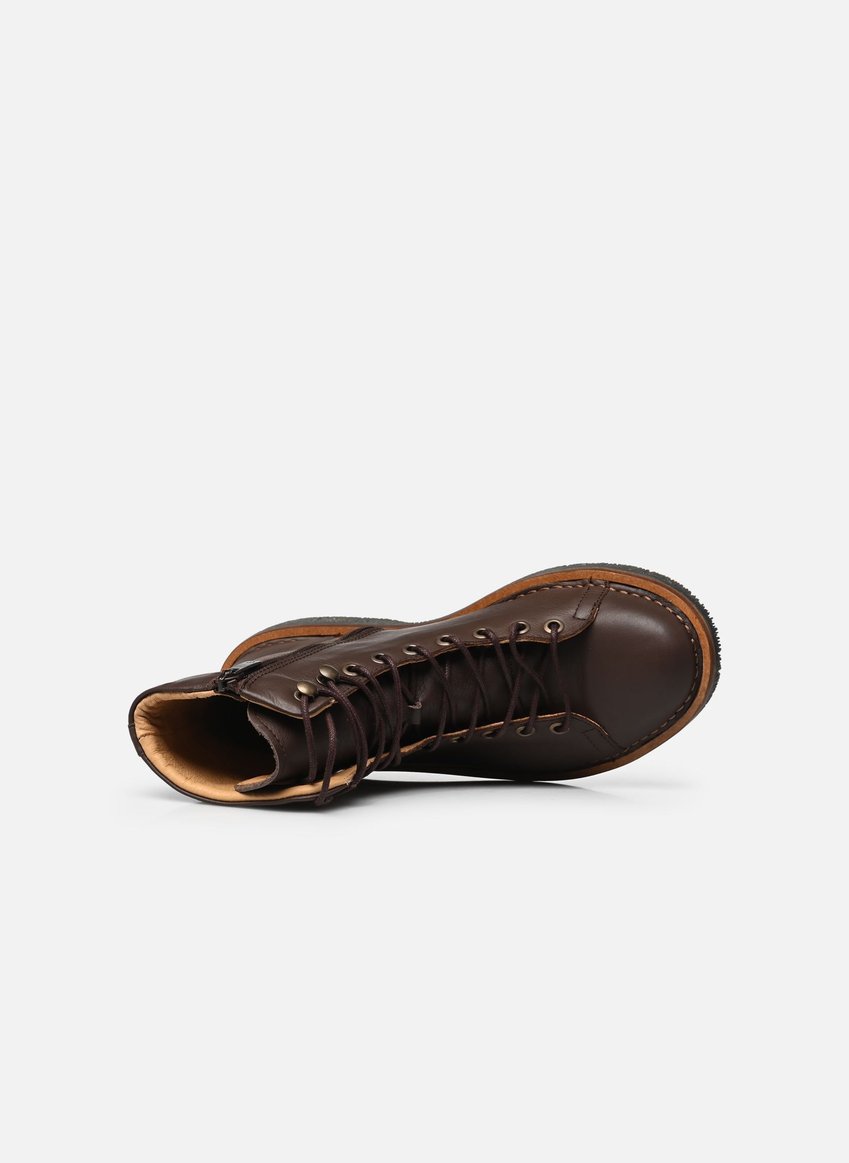Geschnürte Stiefeletten VOLCANO N5572 damen braun El Naturalista Geschnürte Stiefeletten VOLCANO N5572 damen braun TESTA