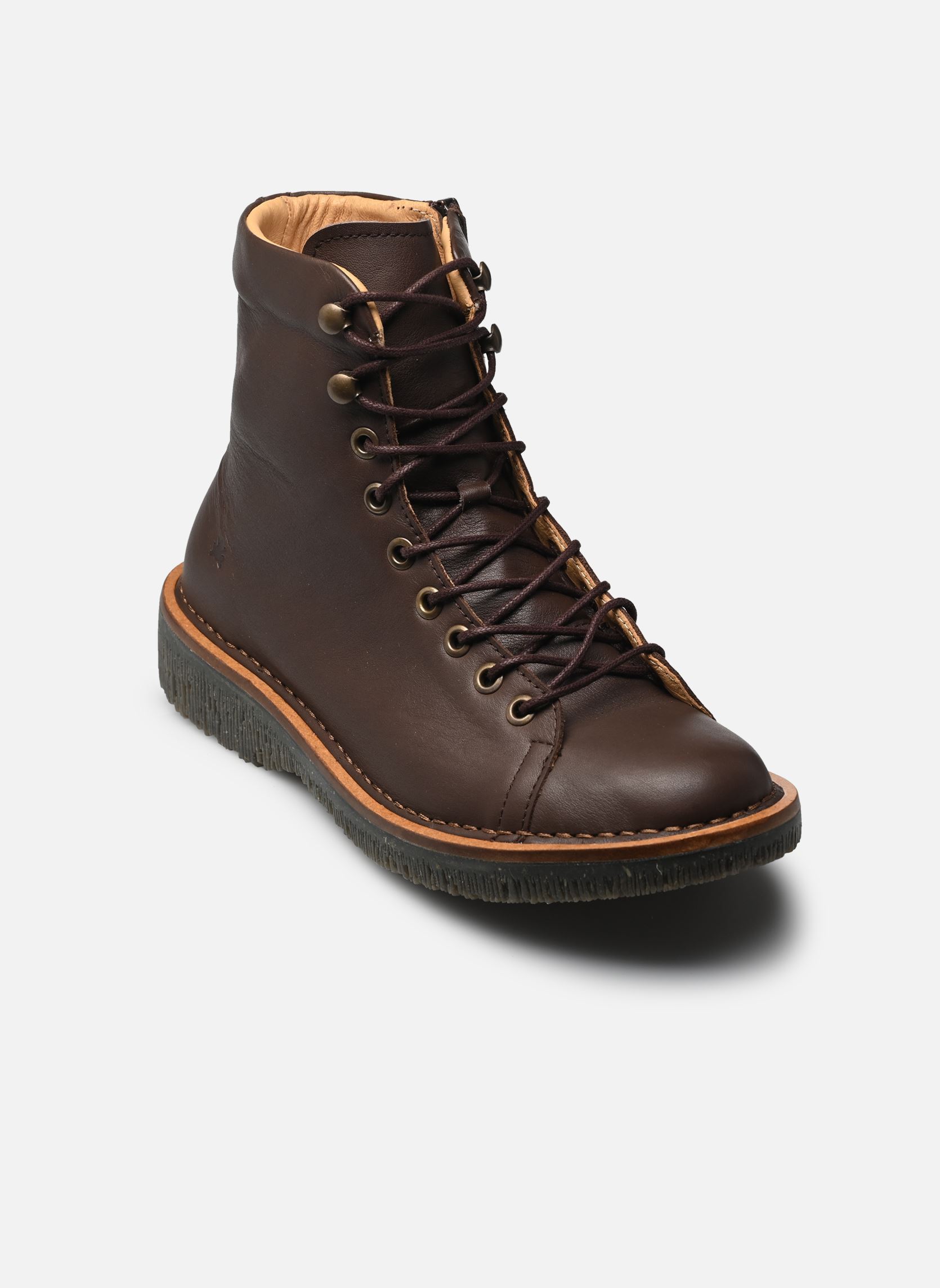 Geschnürte Stiefeletten VOLCANO N5572 damen braun El Naturalista Geschnürte Stiefeletten VOLCANO N5572 damen braun TESTA