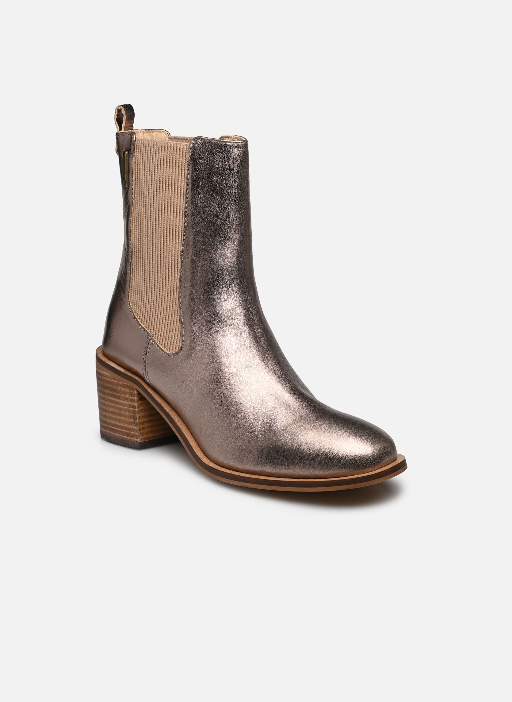 Bottines basses LOOLY femme or et bronze Les Tropéziennes par M Belarbi Bottines basses LOOLY femme or et bronze OR