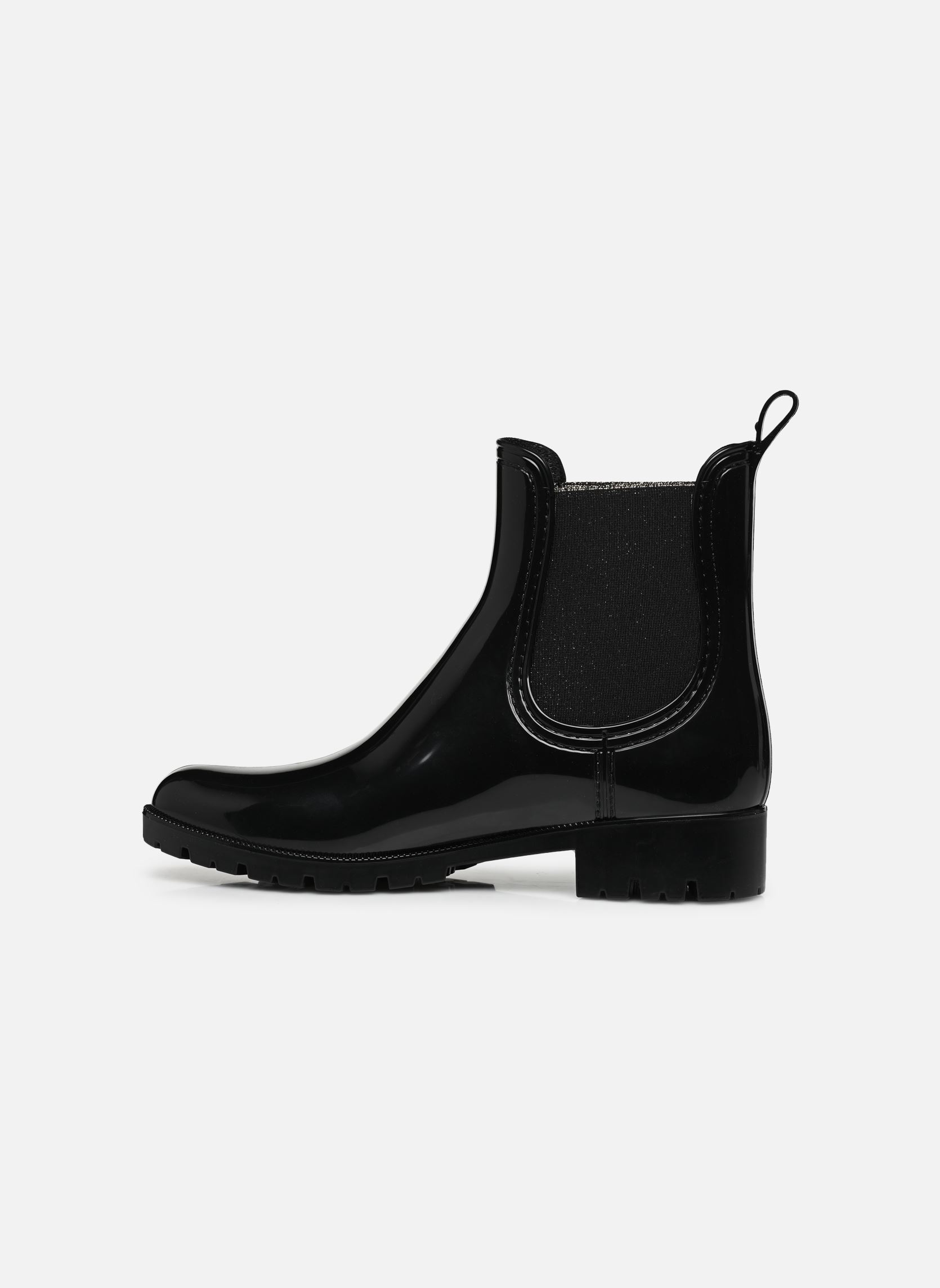 Bottes de pluie NEA femme noir Les Tropéziennes par M Belarbi Bottes de pluie NEA femme noir NOIR/OR