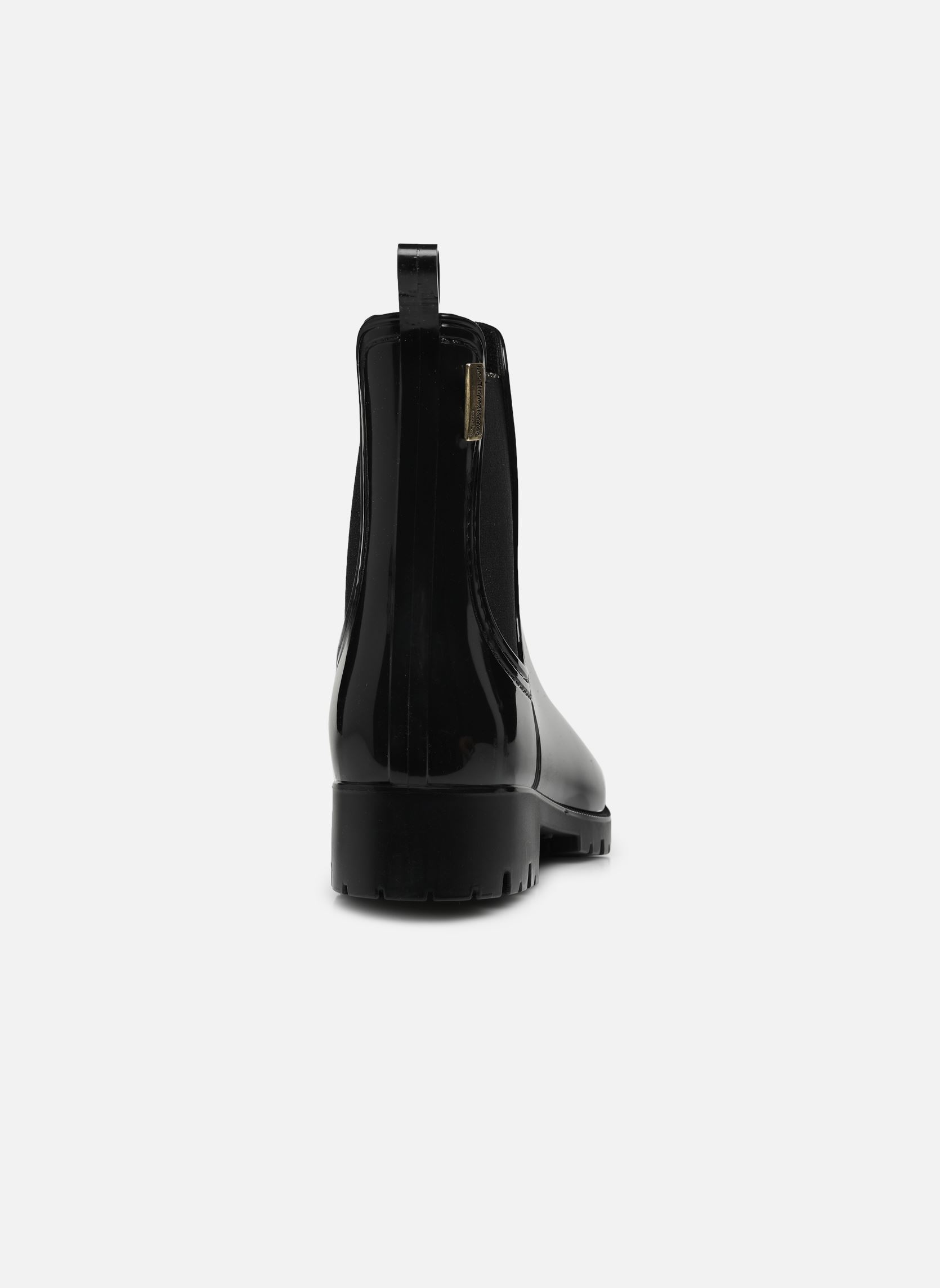 Bottes de pluie NEA femme noir Les Tropéziennes par M Belarbi Bottes de pluie NEA femme noir NOIR/OR