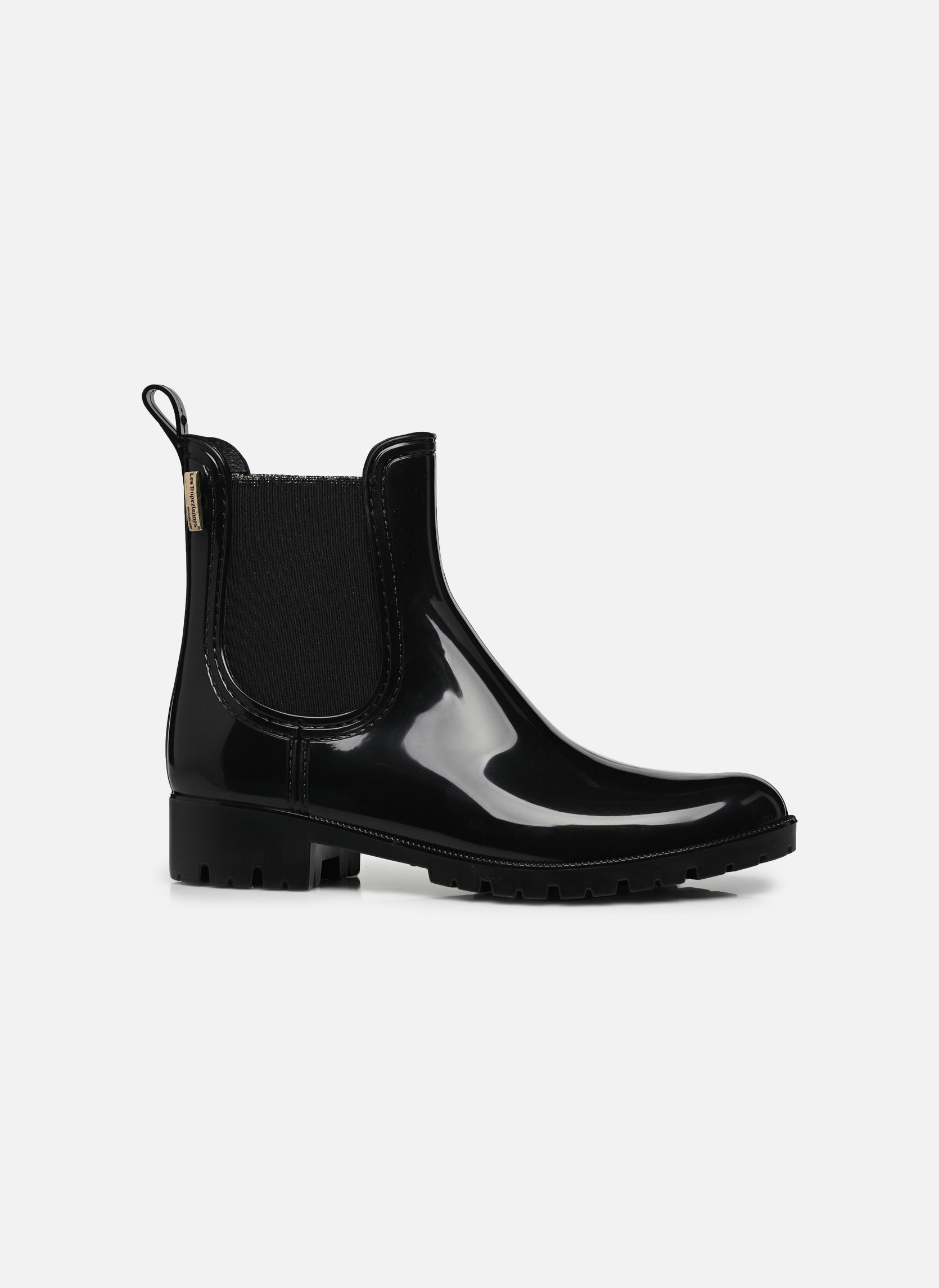 Bottes de pluie NEA femme noir Les Tropéziennes par M Belarbi Bottes de pluie NEA femme noir NOIR/OR
