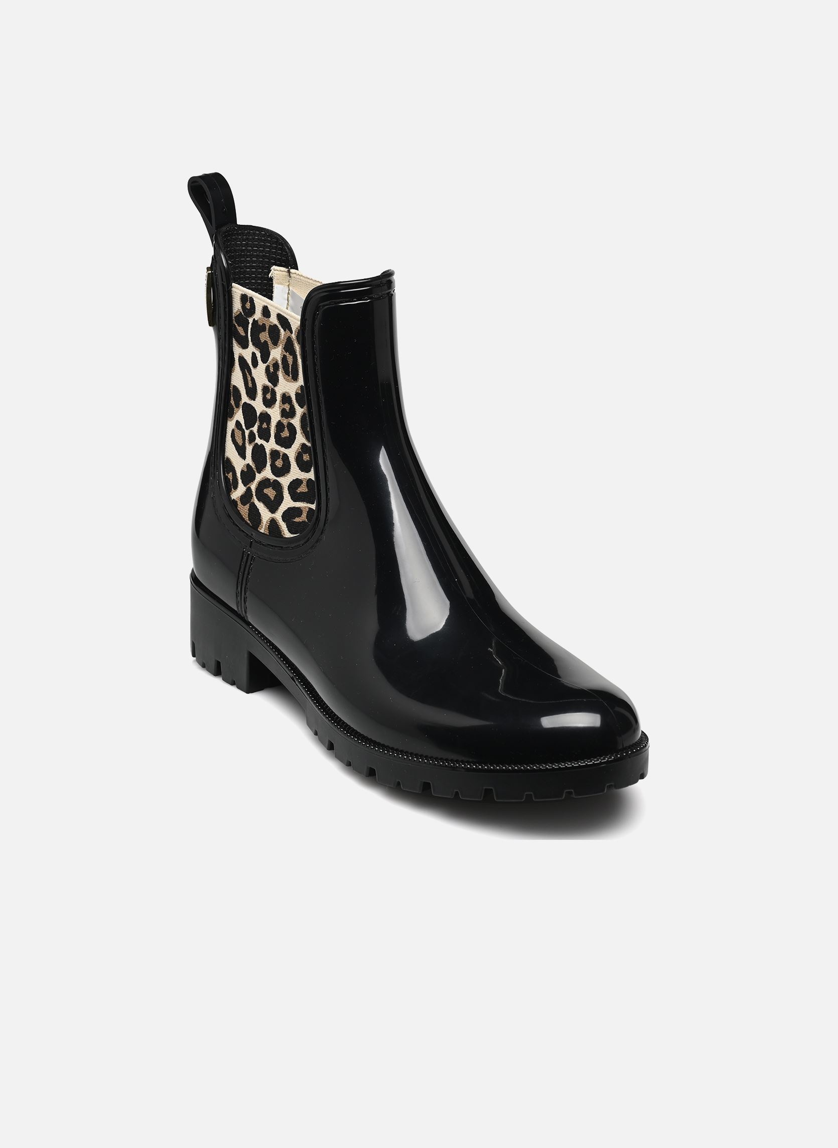 Bottes de pluie NEA femme noir Les Tropéziennes par M Belarbi Bottes de pluie NEA femme noir NOIR MULTI
