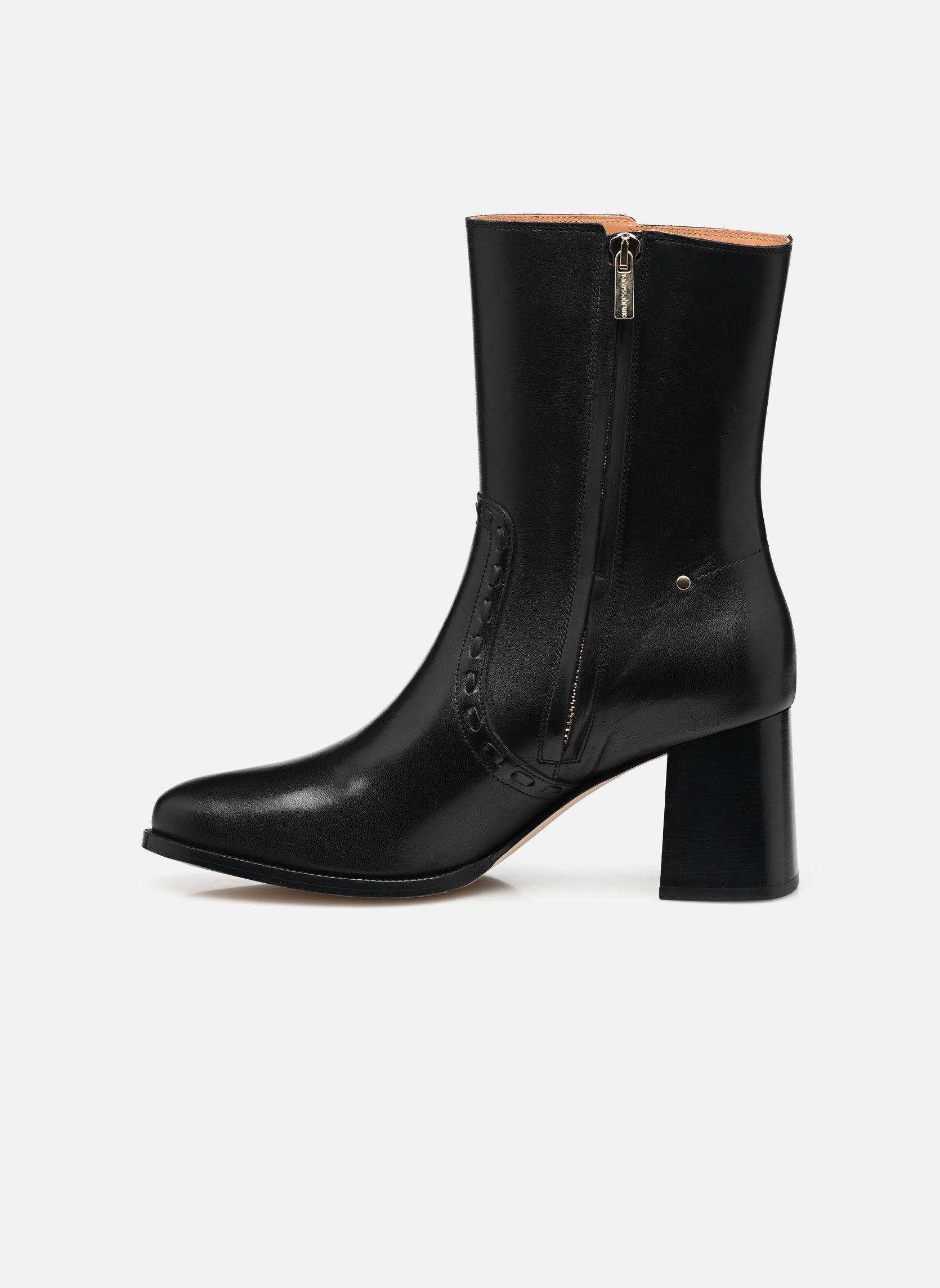 Bottines basses Bottines Seventies Talon 70Mm En Cuir Li femme noir Vanessa Bruno Bottines basses Bottines Seventies Talon 70Mm En Cuir Li femme noir NOIR