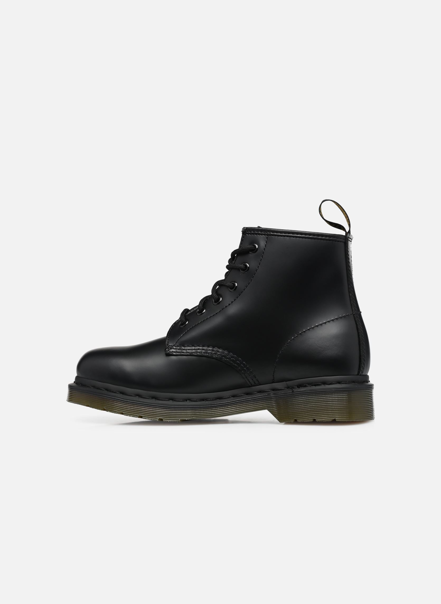 Geschnürte Stiefeletten 101 (MONO) W damen schwarz Dr. Martens Geschnürte Stiefeletten 101 (MONO) W damen schwarz BLACK SMOOTH