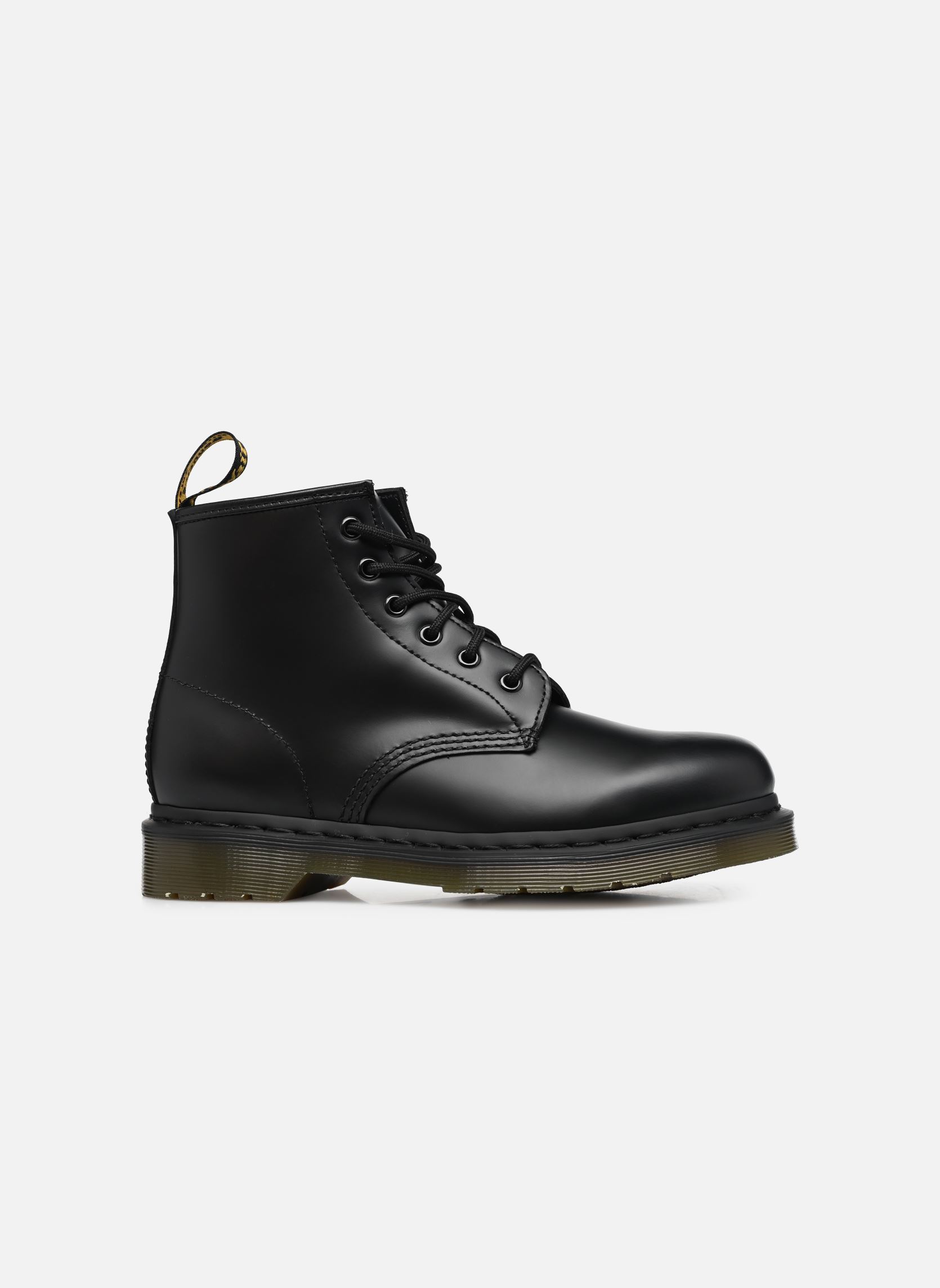 Geschnürte Stiefeletten 101 (MONO) W damen schwarz Dr. Martens Geschnürte Stiefeletten 101 (MONO) W damen schwarz BLACK SMOOTH