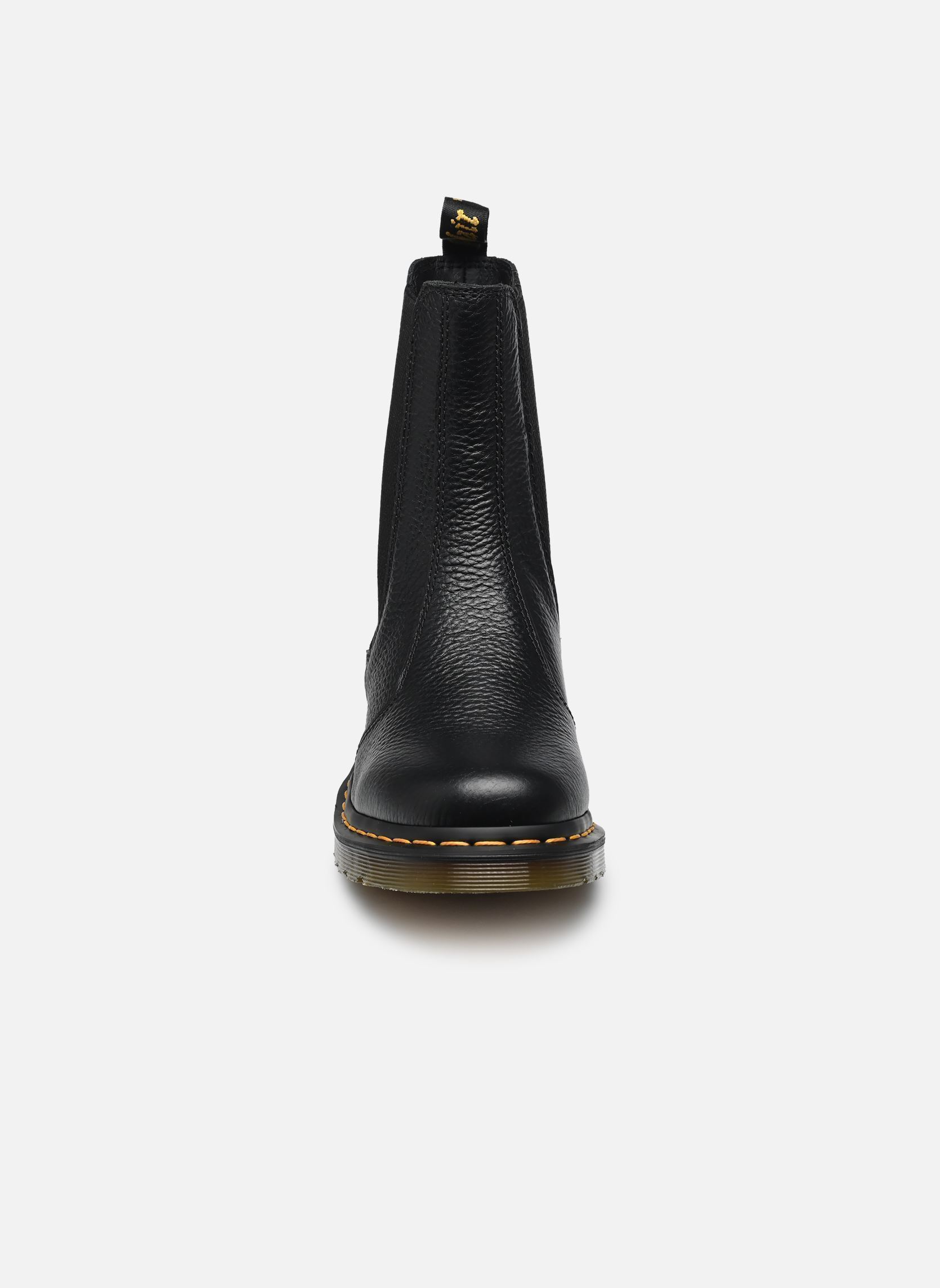 Niedrige Ankle Boots 2976 Hi damen schwarz Dr. Martens Niedrige Ankle Boots 2976 Hi damen schwarz BLACK MILLED NAPPA