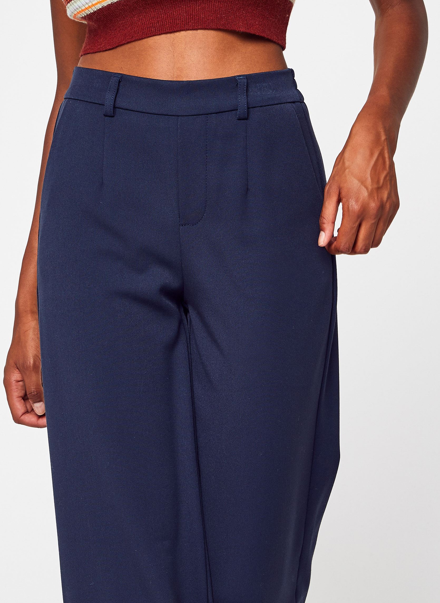 Weite Hosen OBJLISA WIDE PANT NOOS damen blau OBJECT Weite Hosen OBJLISA WIDE PANT NOOS damen blau SKY CAPTAIN