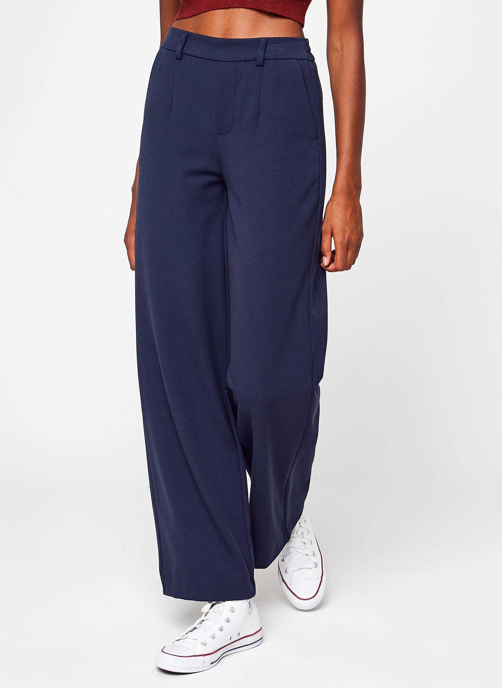 Weite Hosen OBJLISA WIDE PANT NOOS damen blau OBJECT Weite Hosen OBJLISA WIDE PANT NOOS damen blau SKY CAPTAIN