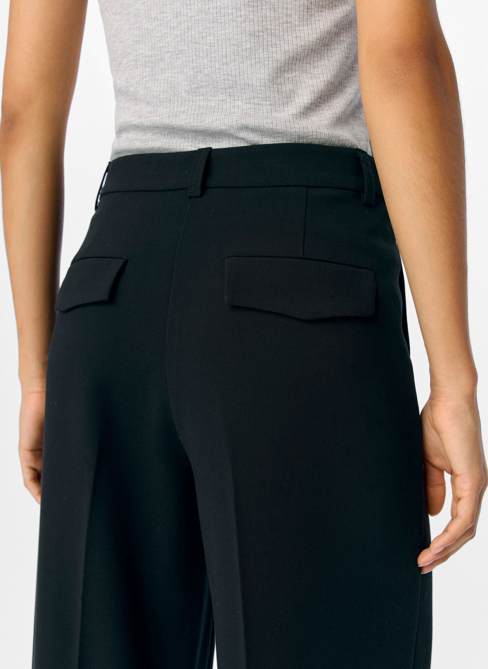 Pantalons larges OBJLISA WIDE PANT NOOS femme noir OBJECT Pantalons larges OBJLISA WIDE PANT NOOS femme noir BLACK