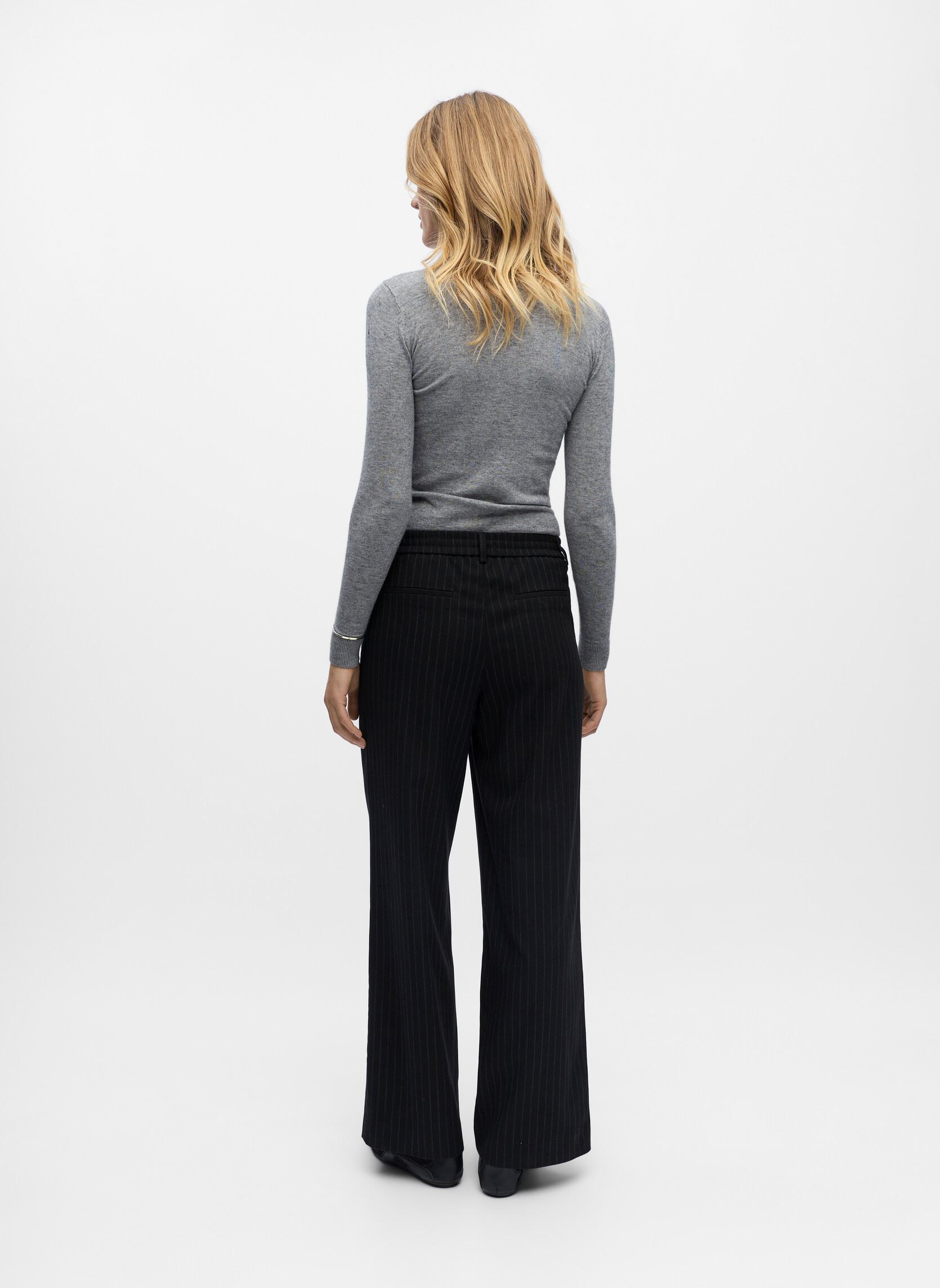 Pantalons larges OBJLISA WIDE PANT AOP NOOS femme noir OBJECT Pantalons larges OBJLISA WIDE PANT AOP NOOS femme noir Black