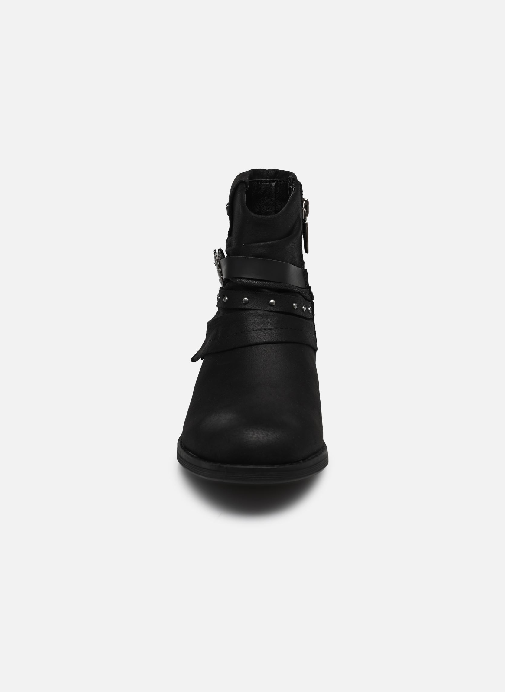 Niedrige Ankle Boots PERSEA WEDGE 50493 damen schwarz MTNG Niedrige Ankle Boots PERSEA WEDGE 50493 damen schwarz KARMA 2 NEGRO / SPAZZOLATO 2 N