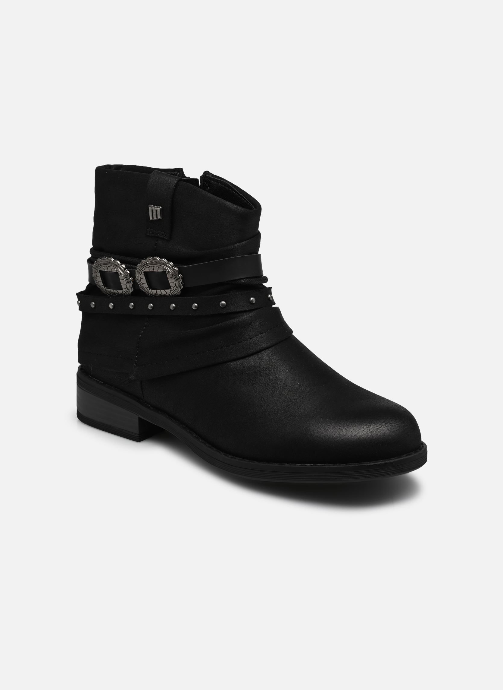 Niedrige Ankle Boots PERSEA WEDGE 50493 damen schwarz MTNG Niedrige Ankle Boots PERSEA WEDGE 50493 damen schwarz KARMA 2 NEGRO / SPAZZOLATO 2 N