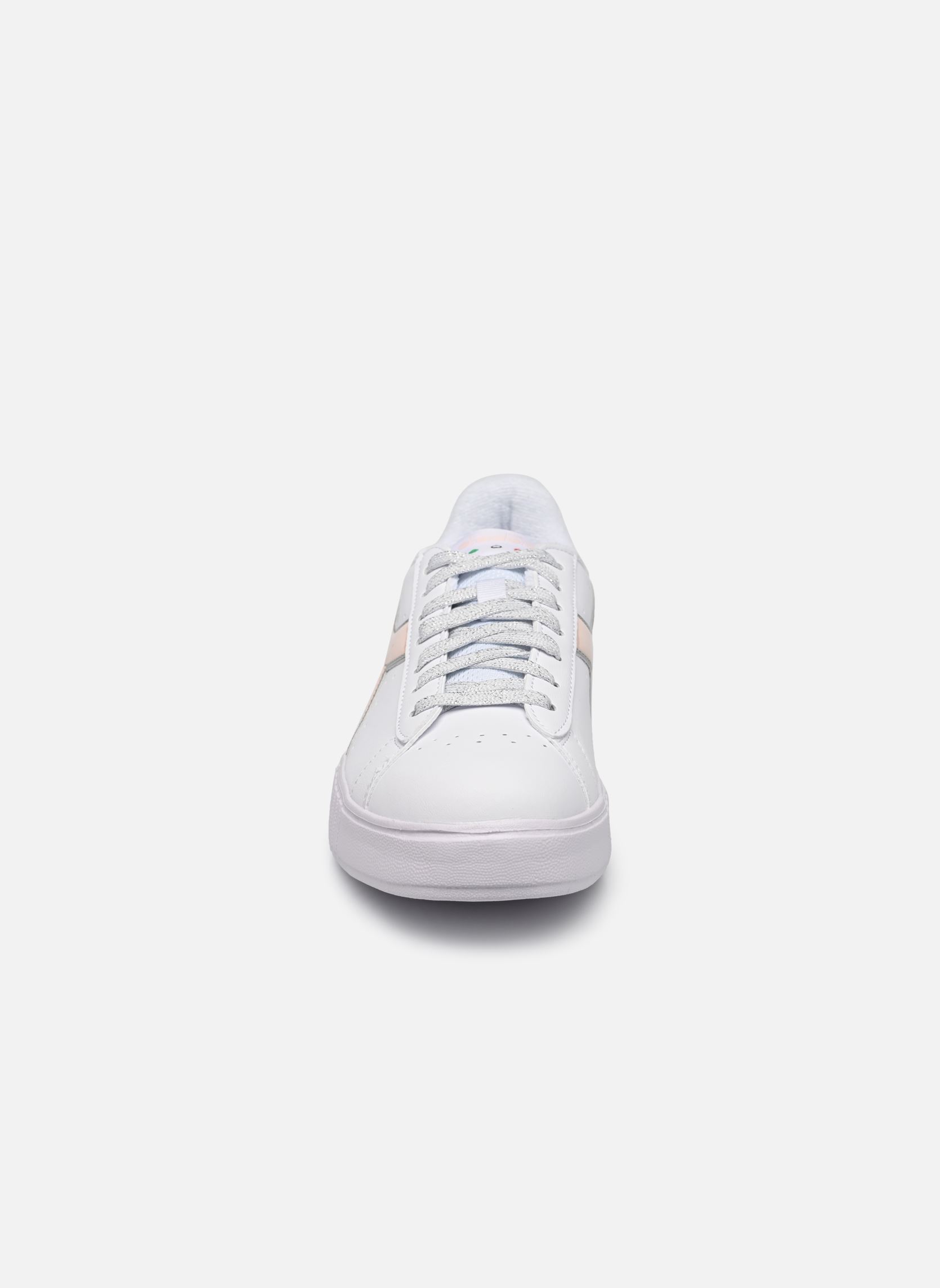 Niedrige Sneaker Step P damen weiß Diadora Niedrige Sneaker Step P damen weiß White/Crystal Pink