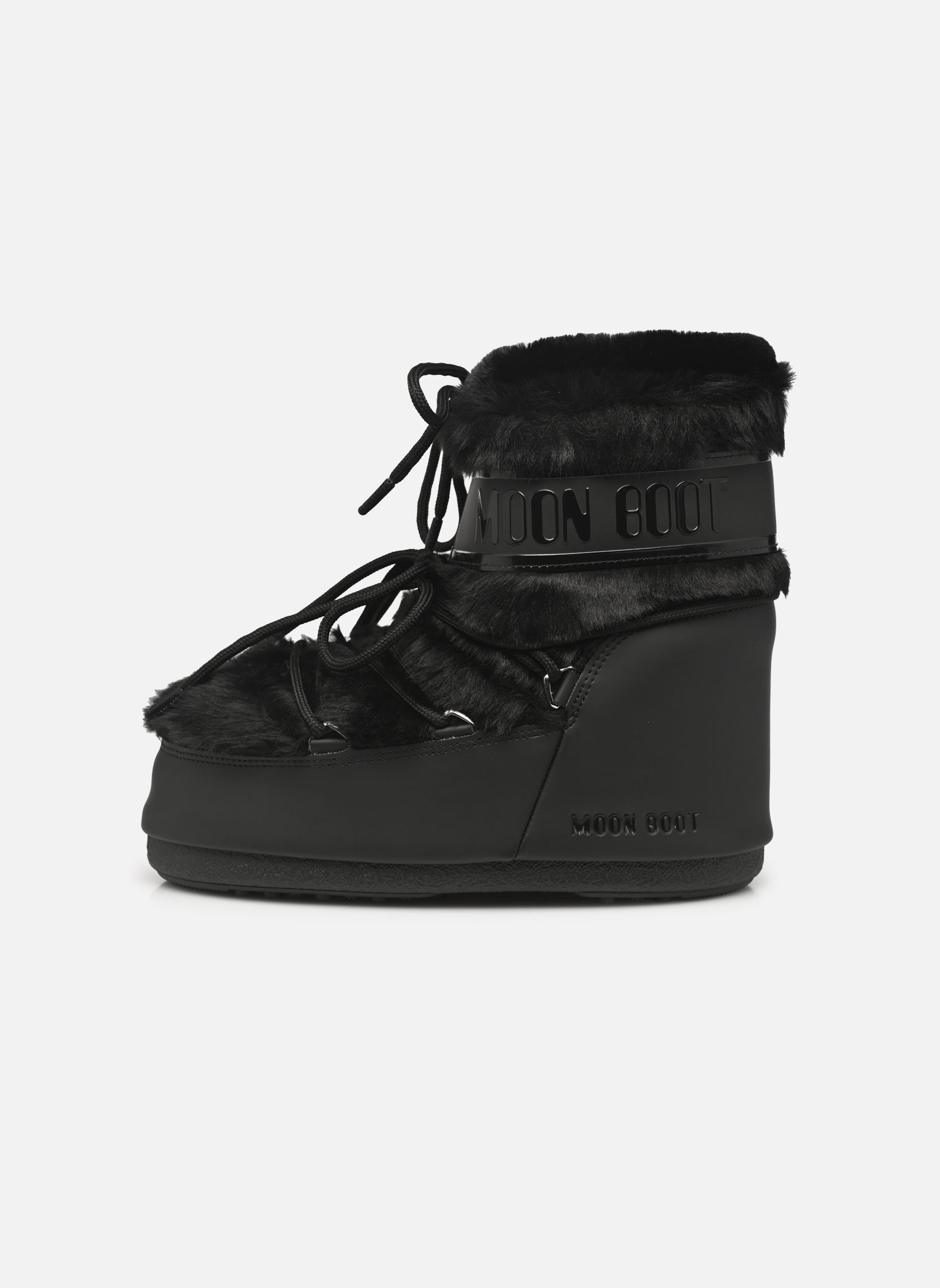 Botas de nieve MB ICON LOW FAUX FUR mujer negro Moon Boot Botas de nieve MB ICON LOW FAUX FUR mujer negro BLACK