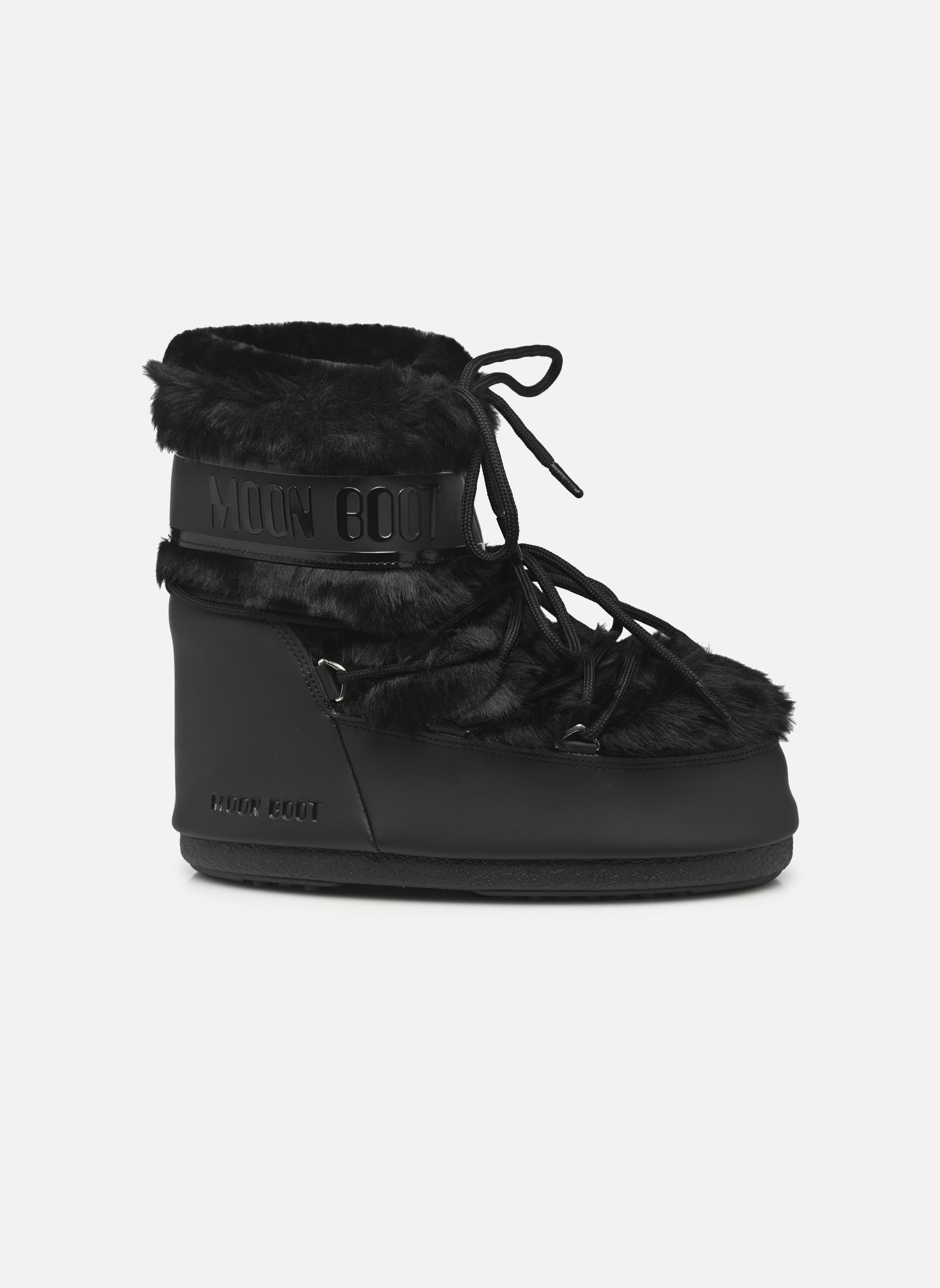 Botas de nieve MB ICON LOW FAUX FUR mujer negro Moon Boot Botas de nieve MB ICON LOW FAUX FUR mujer negro BLACK