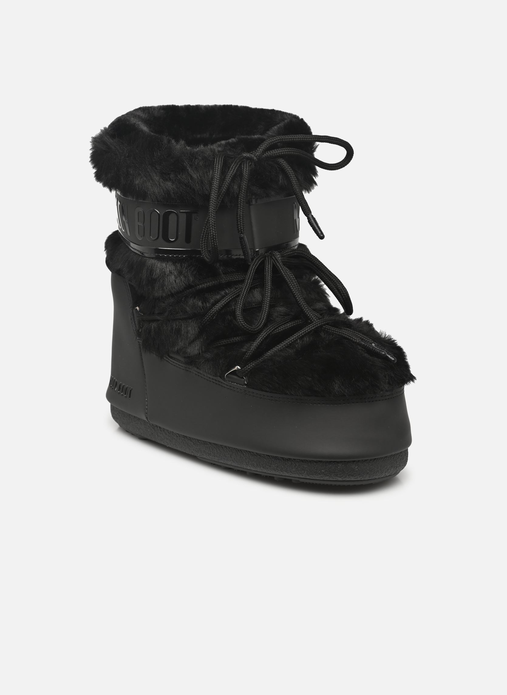 Botas de nieve MB ICON LOW FAUX FUR mujer negro Moon Boot Botas de nieve MB ICON LOW FAUX FUR mujer negro BLACK