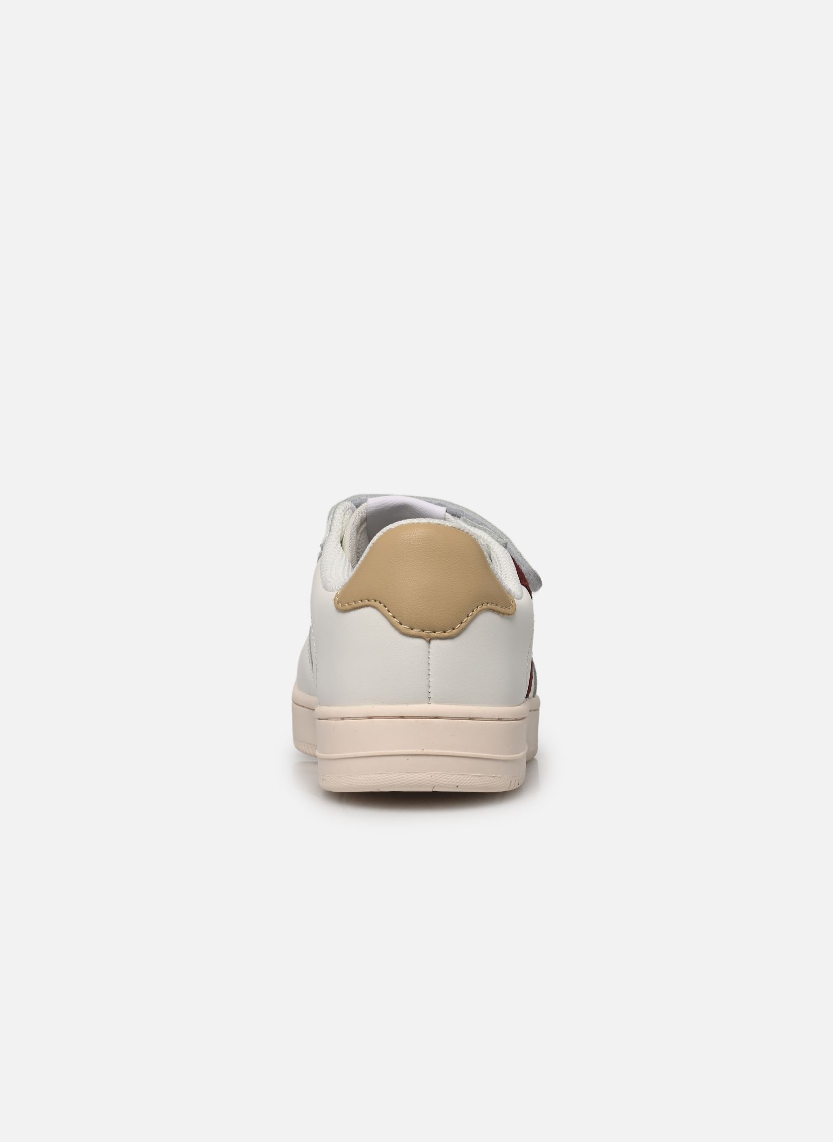 Niedrige Sneaker Tiempo Tiras Efecto Piel mädchen weiß Victoria Niedrige Sneaker Tiempo Tiras Efecto Piel mädchen weiß burdeos