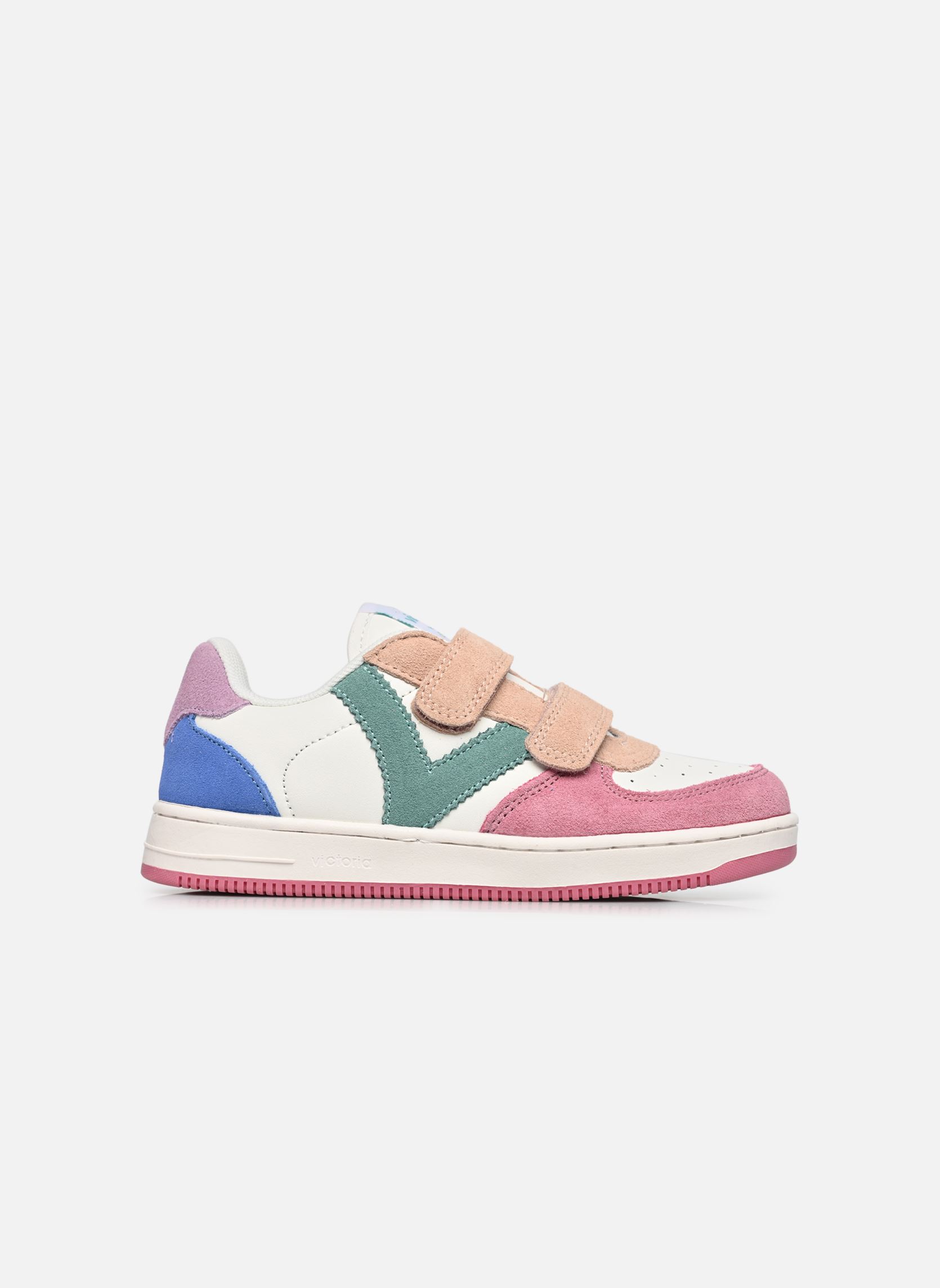 Niedrige Sneaker Tiempo Tiras Serraje weiß Victoria Niedrige Sneaker Tiempo Tiras Serraje weiß Rosa