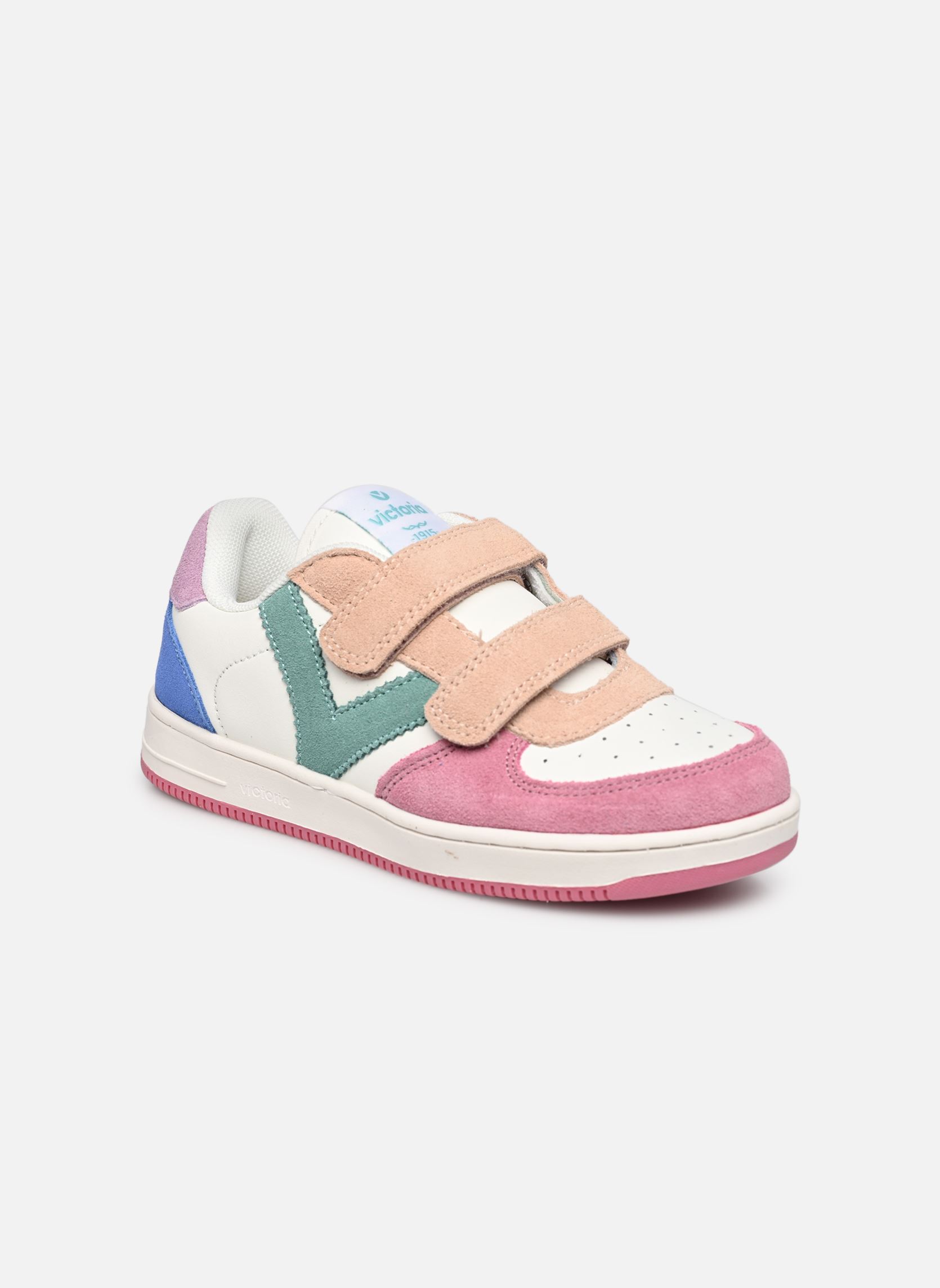 Niedrige Sneaker Tiempo Tiras Serraje weiß Victoria Niedrige Sneaker Tiempo Tiras Serraje weiß Rosa