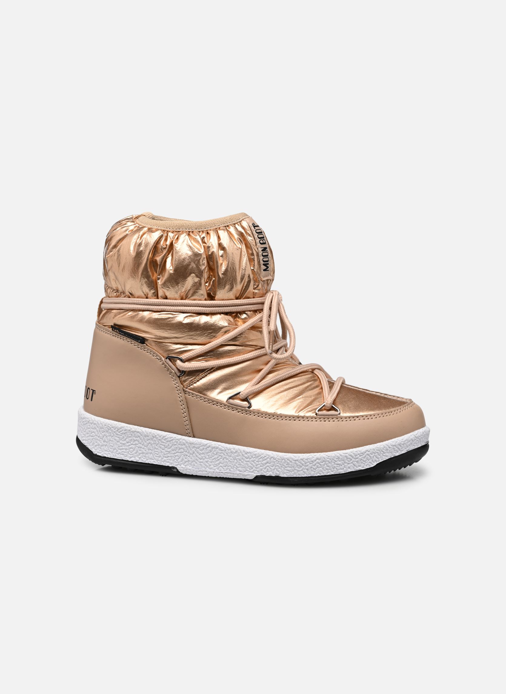 Snowboots Moon Boot Jr Girl Low Nylon meisjes zilver Moon Boot Snowboots Moon Boot Jr Girl Low Nylon meisjes zilver Rose gold